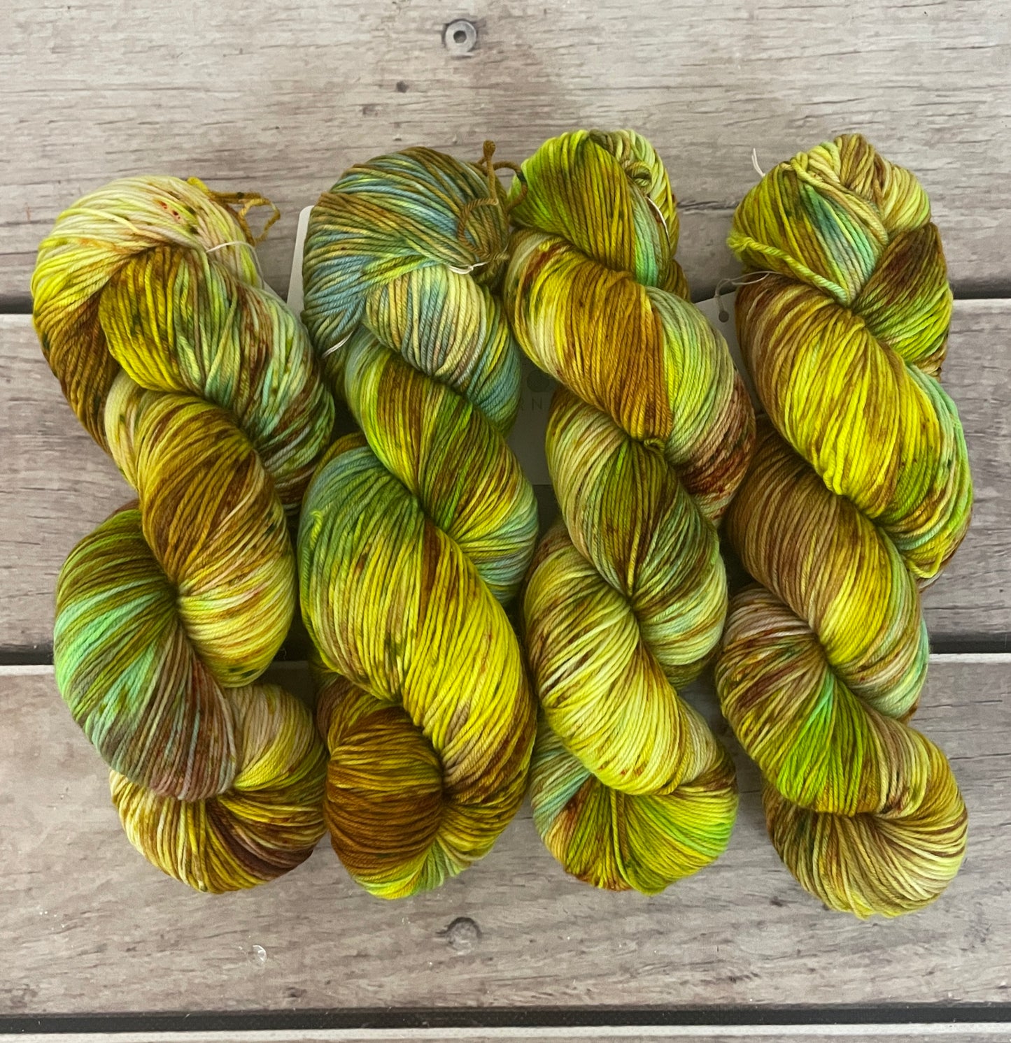 Glass Beach ooak - 4 ply sock yarn in merino and nylon - Darjeeling 4