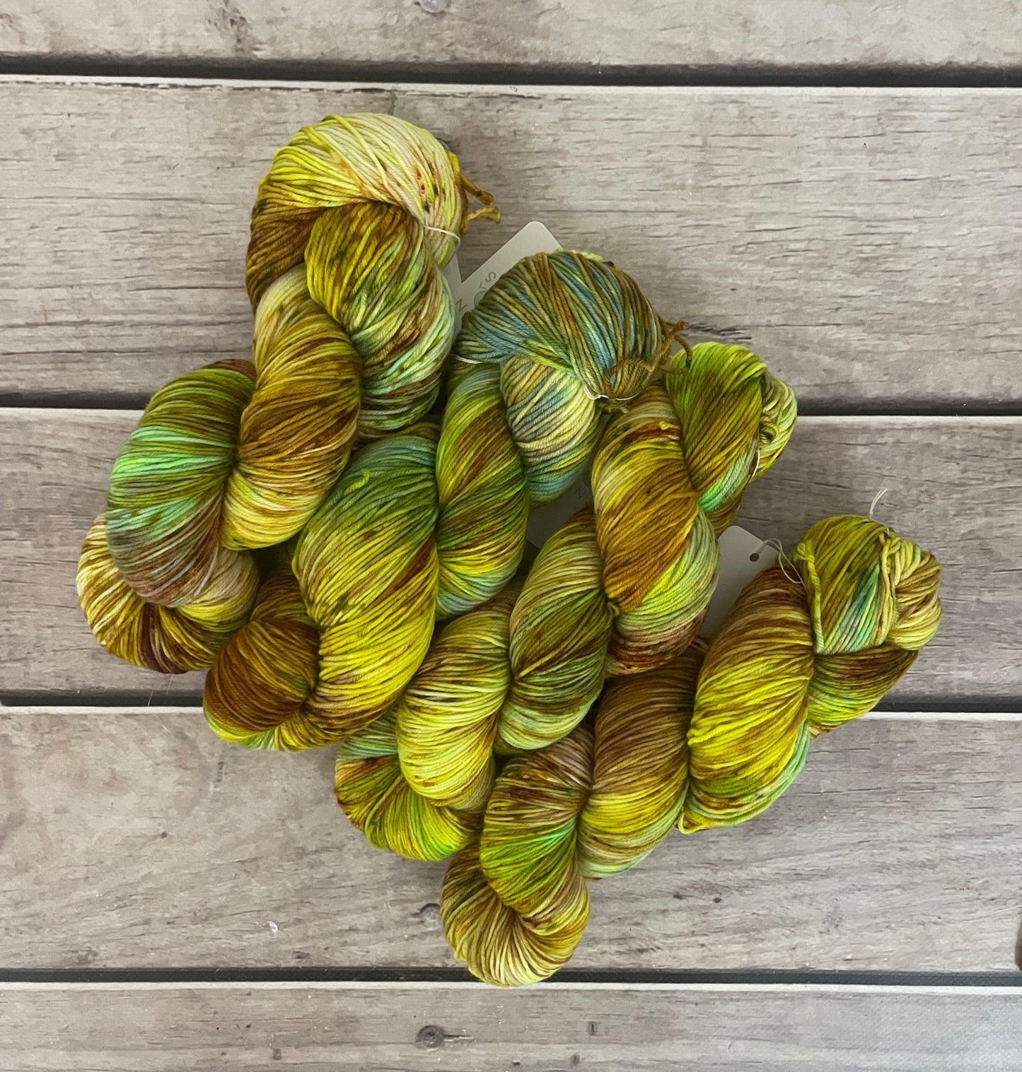 Glass Beach ooak - 4 ply sock yarn in merino and nylon - Darjeeling 4