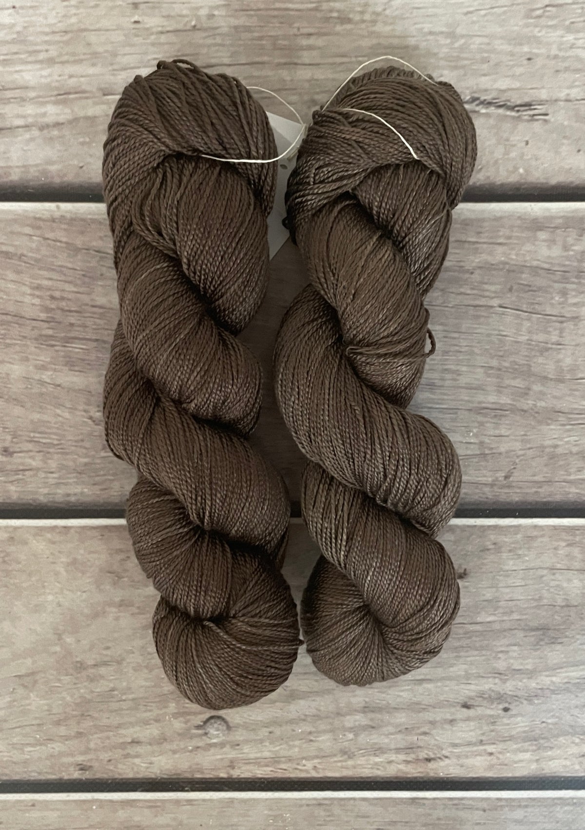 Pale Peat - 4 ply pure silk yarn - Ginseng f