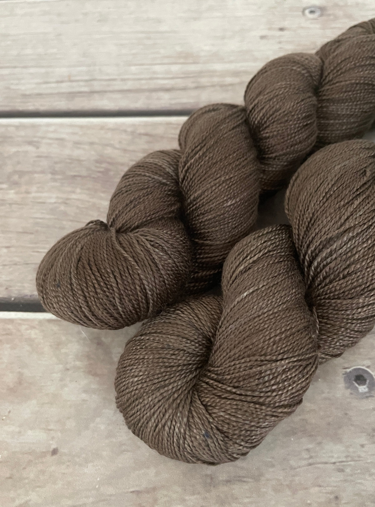 Pale Peat - 4 ply pure silk yarn - Ginseng f