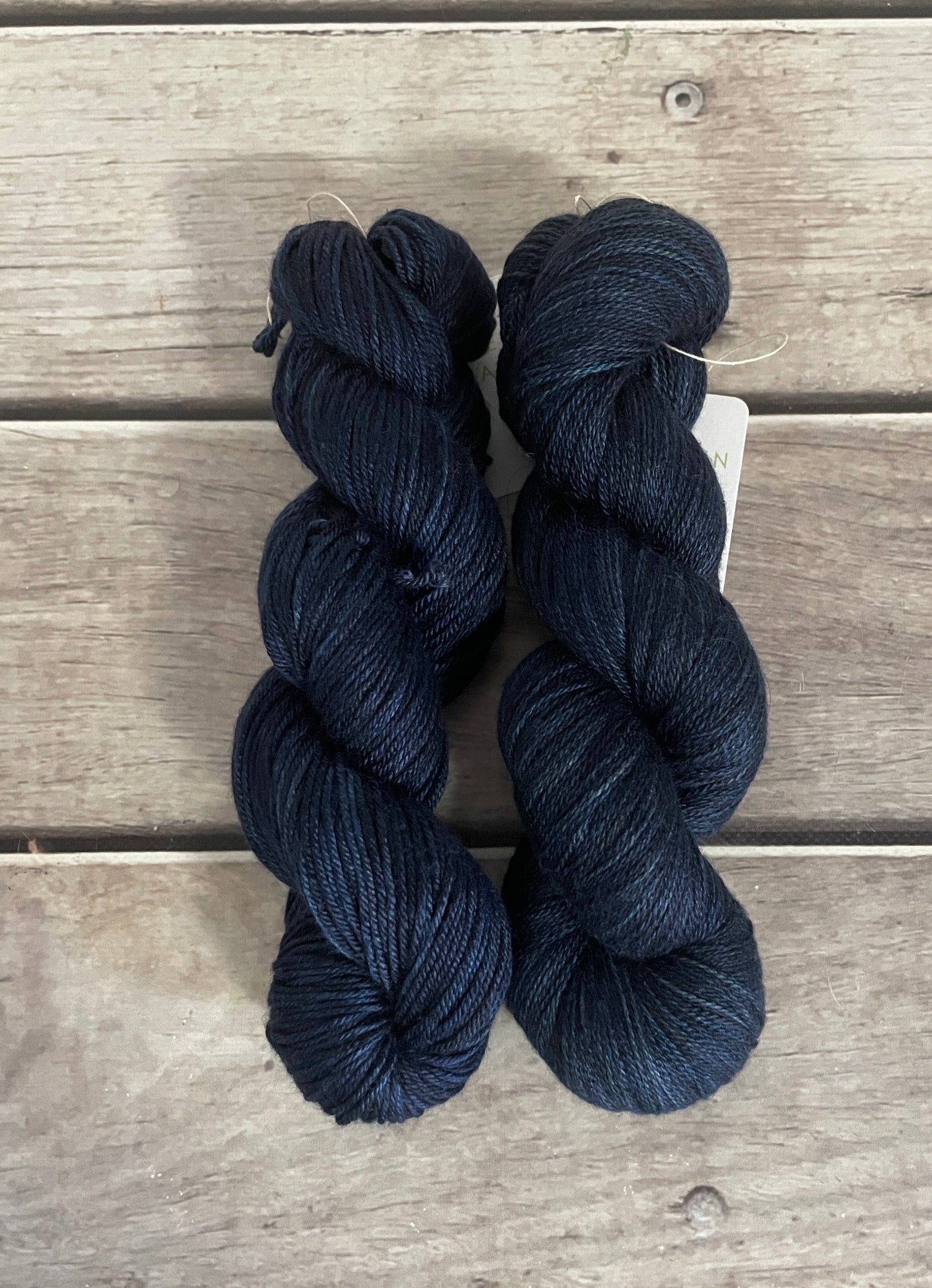 Midnight - 2 ply Silk and Merino - Sencha