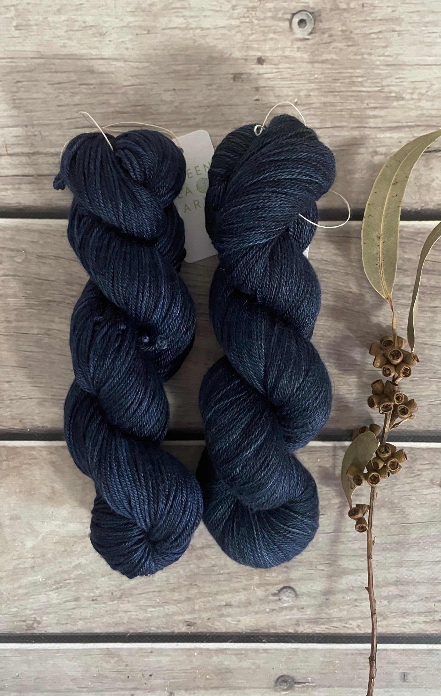 Midnight - 2 ply Silk and Merino - Sencha