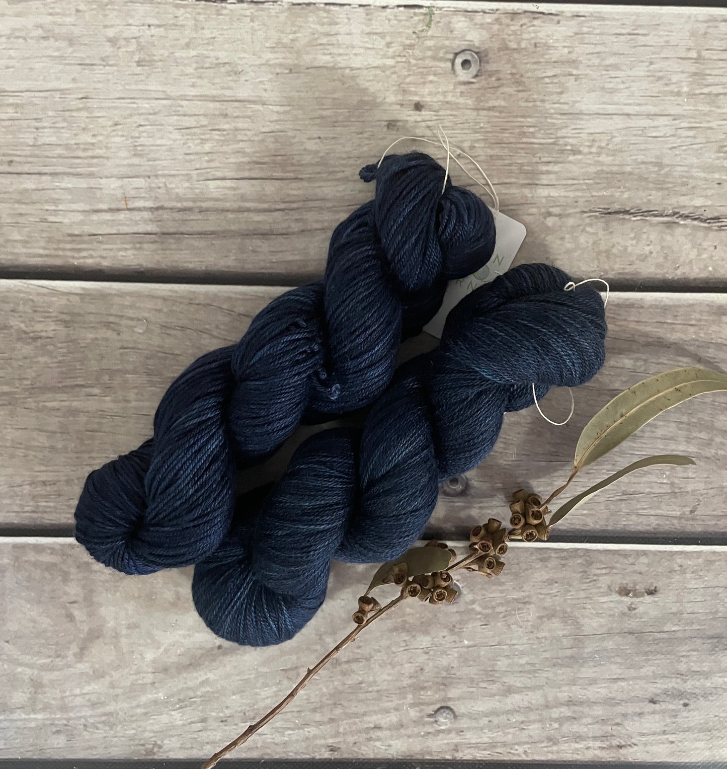 Midnight - 2 ply Silk and Merino - Sencha