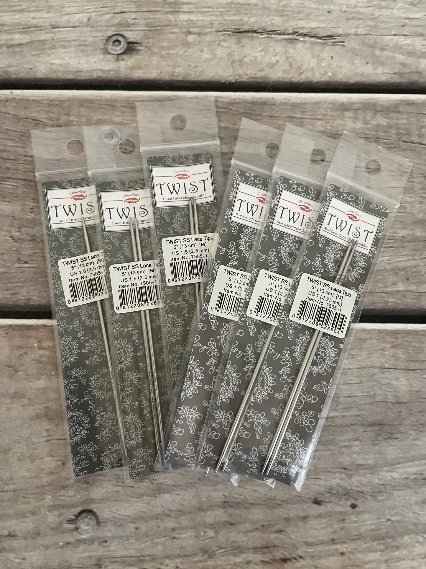 ChiaoGoo TWIST Red Lace Interchangeable Needle Tips  - 5" - mini