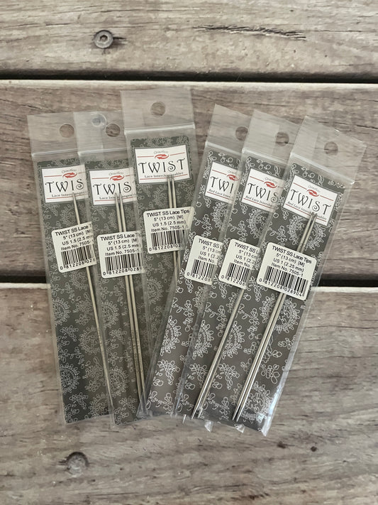 ChiaoGoo TWIST Red Lace Interchangeable Needle Tips  - 5" - mini