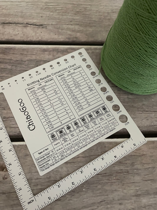 Chiaogoo Swatch/Needle Gauge - Large size