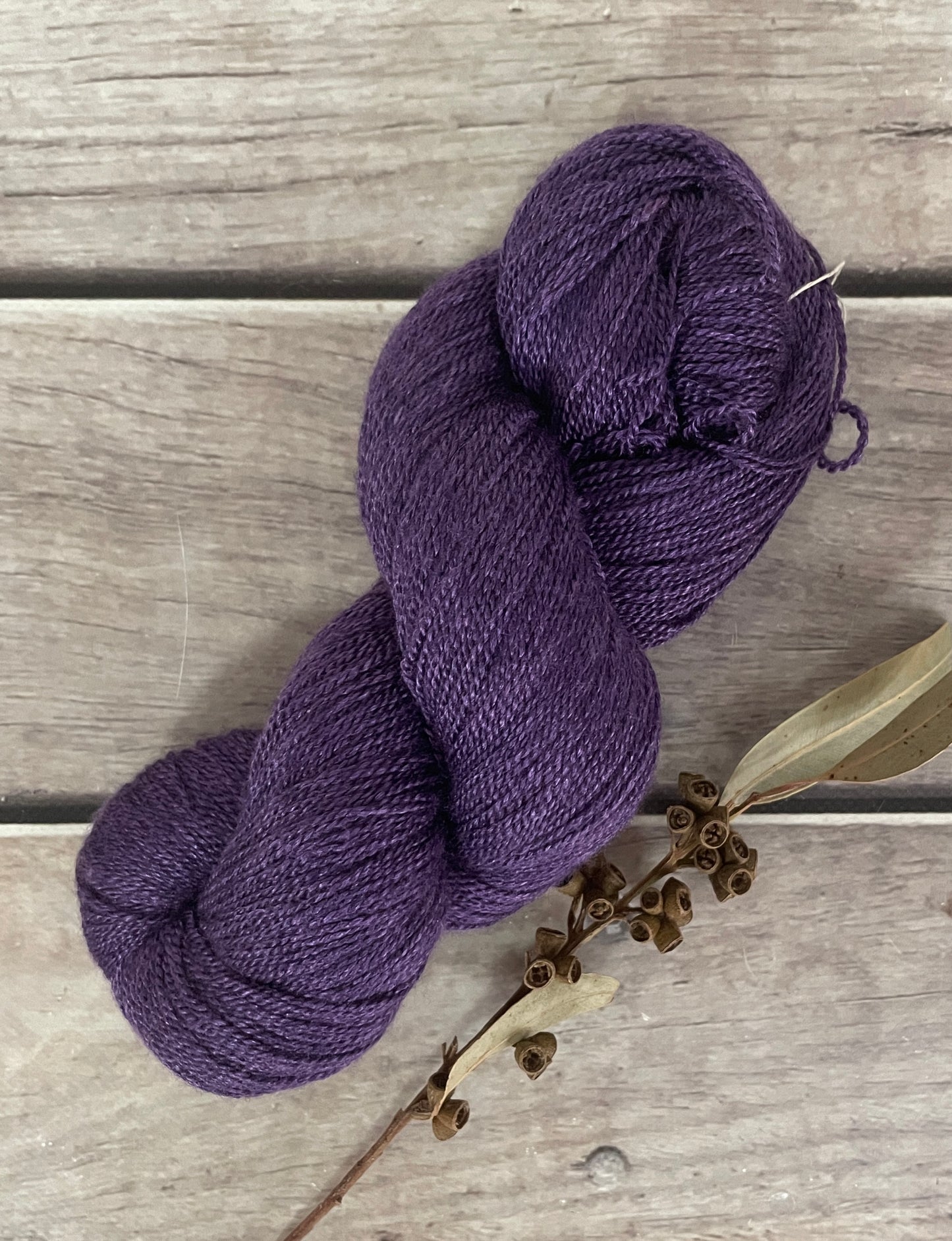 Damson ooak - Merino/silk - 3 Ply - Jasmine 3