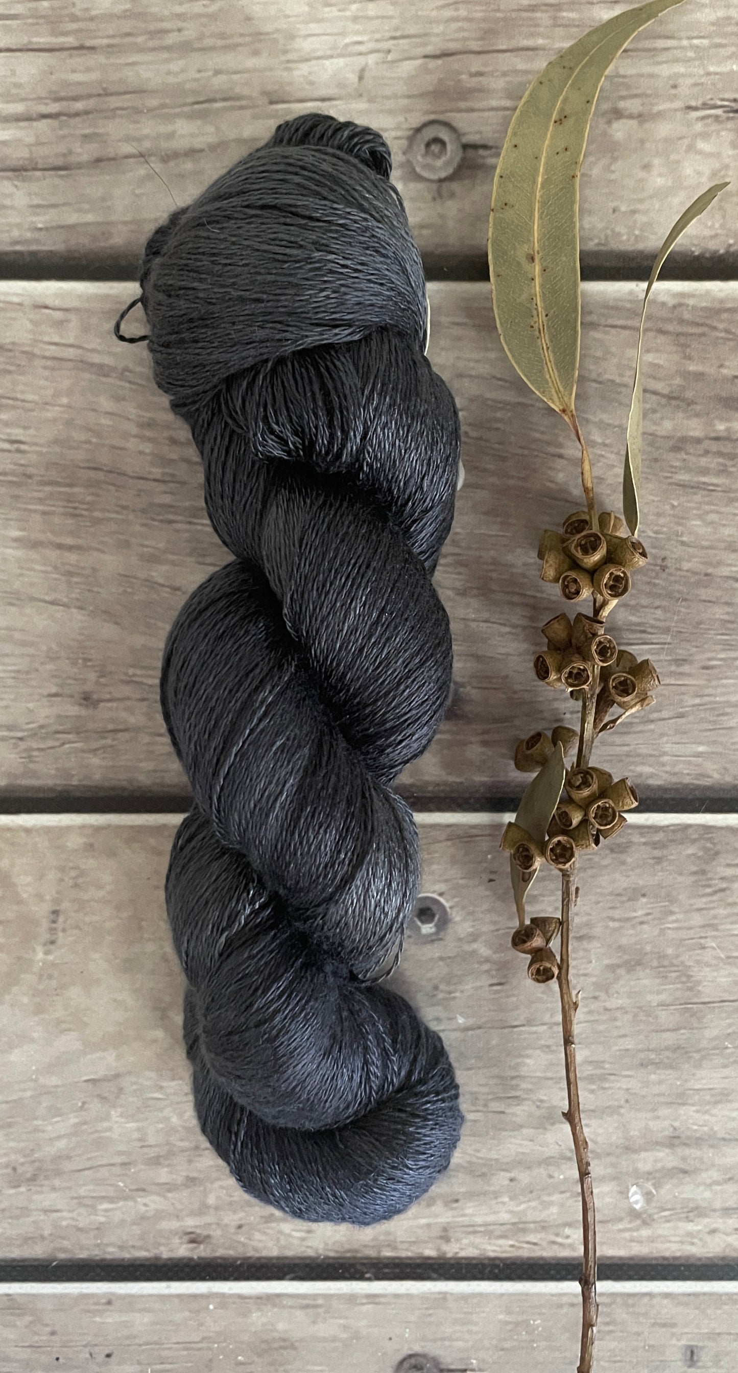 Fallen Ashes - 2 Ply in Silk & Alpaca - Echinacea