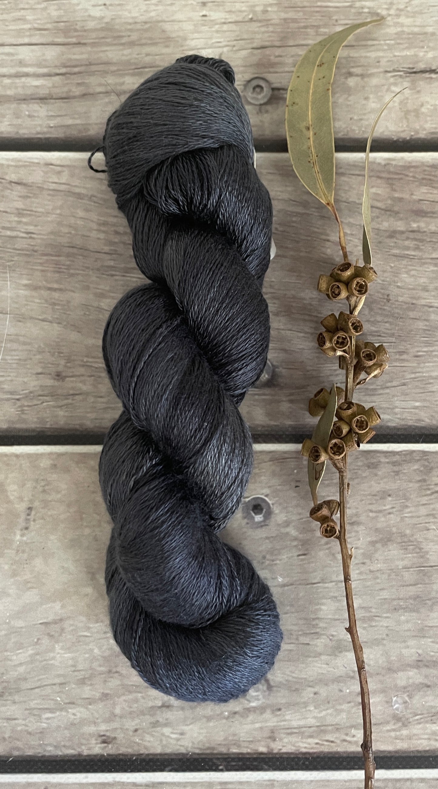 Fallen Ashes - 2 Ply in Silk & Alpaca - Echinacea