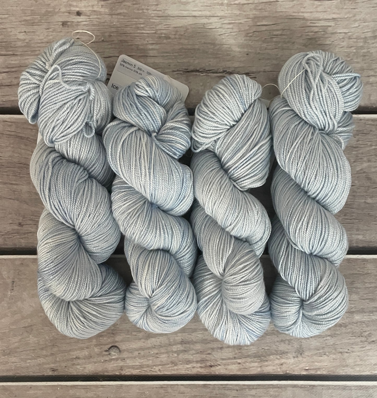 Ice Blue - 5 ply silk and merino - Jasmine 5