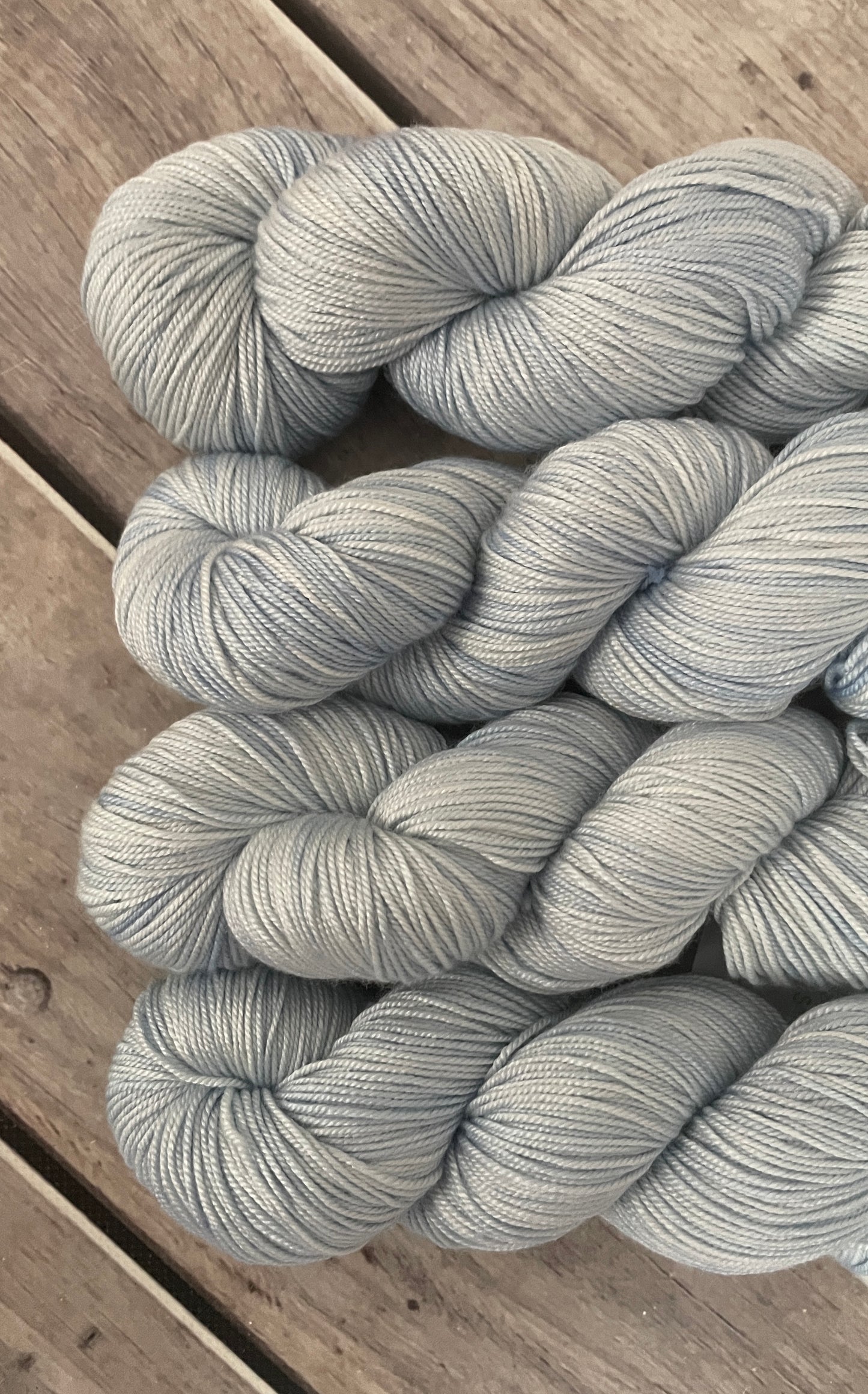 Ice Blue - 5 ply silk and merino - Jasmine 5