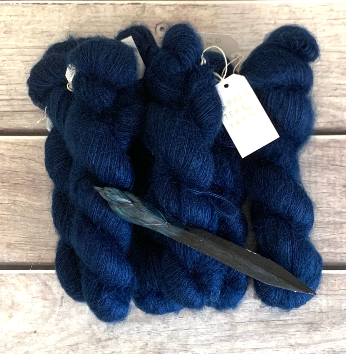 Midnight in Paradise on ShuiYun - 2 ply lace in Mohair and silk