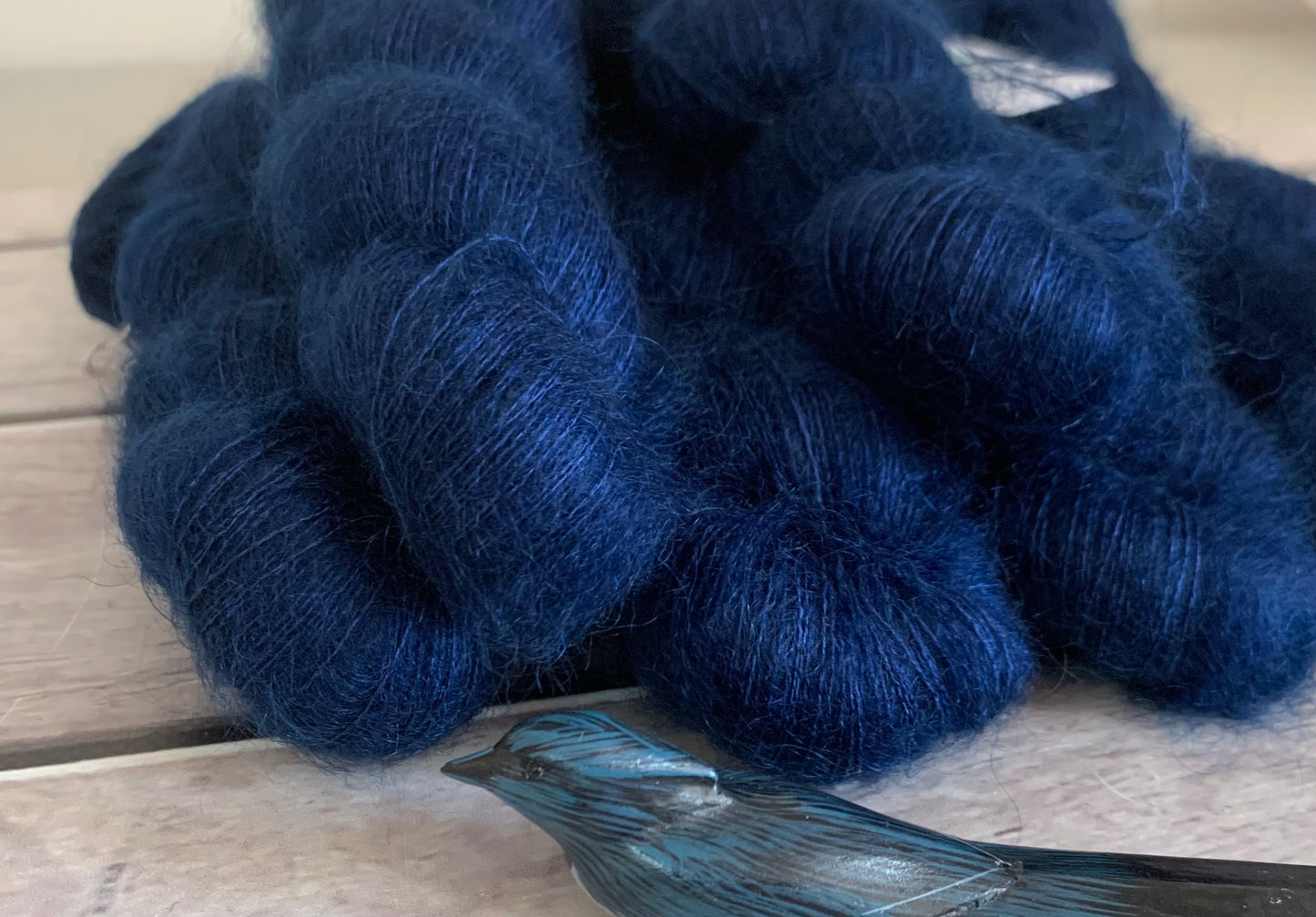 Midnight in Paradise on ShuiYun - 2 ply lace in Mohair and silk