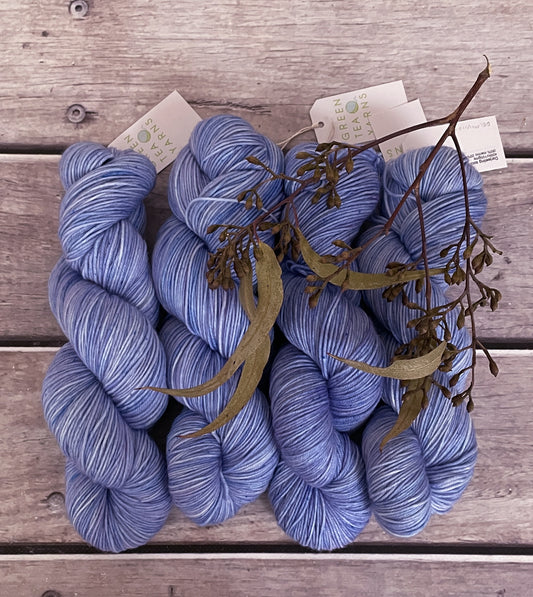 Delphinium - 4 ply sock yarn in merino and nylon - Darjeeling