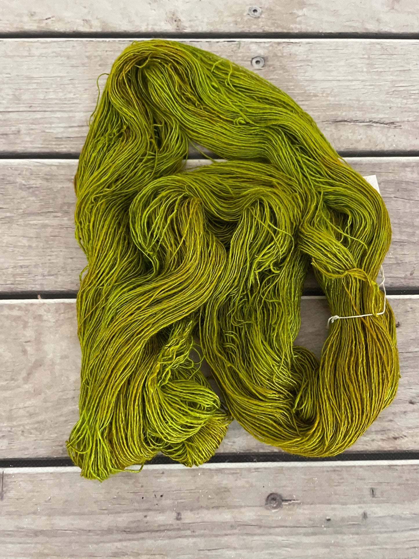 Radio Green - lace weight Tussah silk - Ujicha