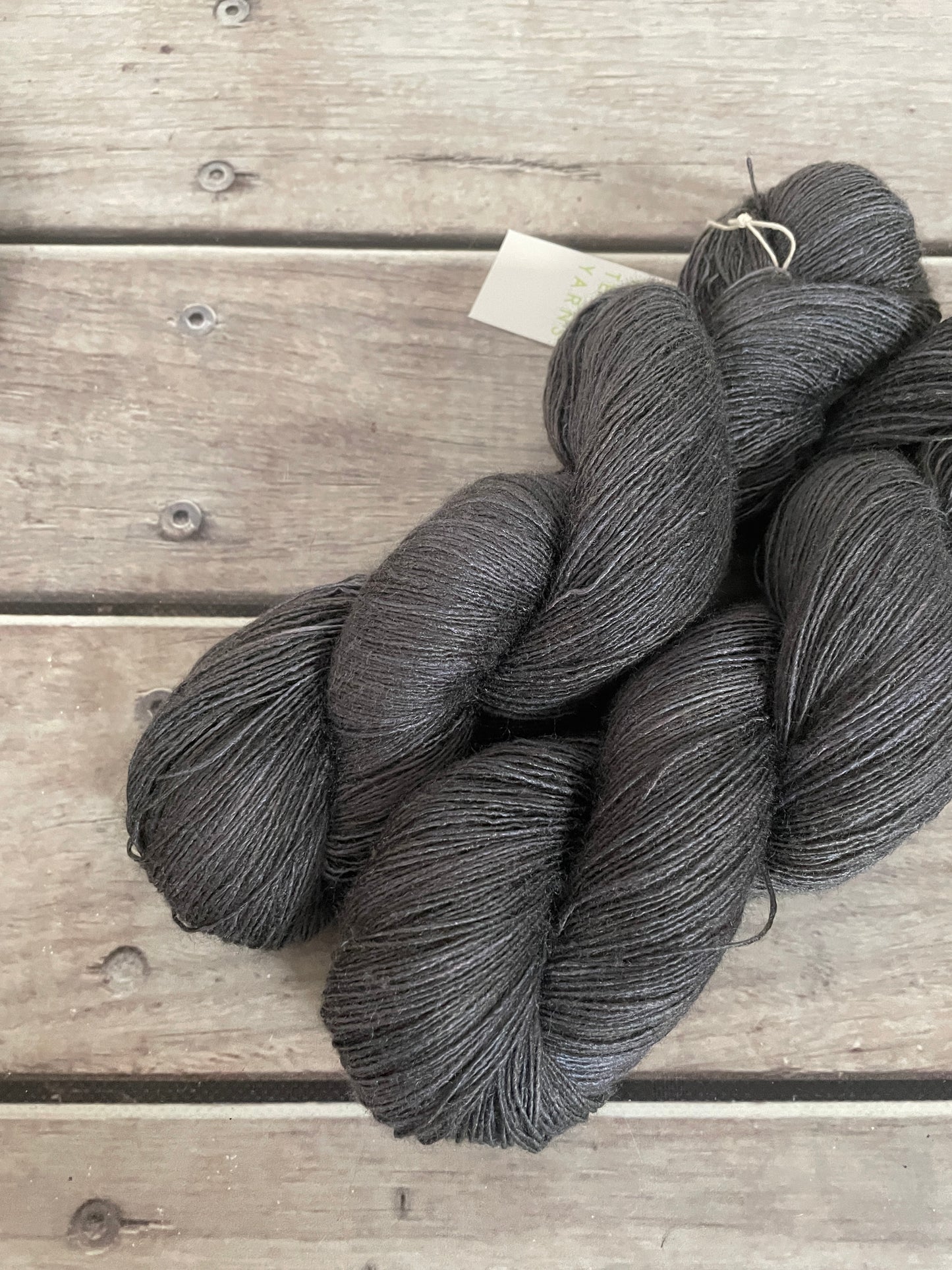 Twilight Gray - lace weight Tussah silk - Ujicha