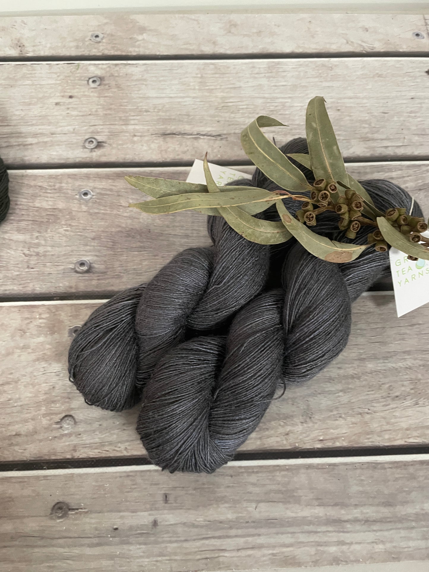 Twilight Gray - lace weight Tussah silk - Ujicha