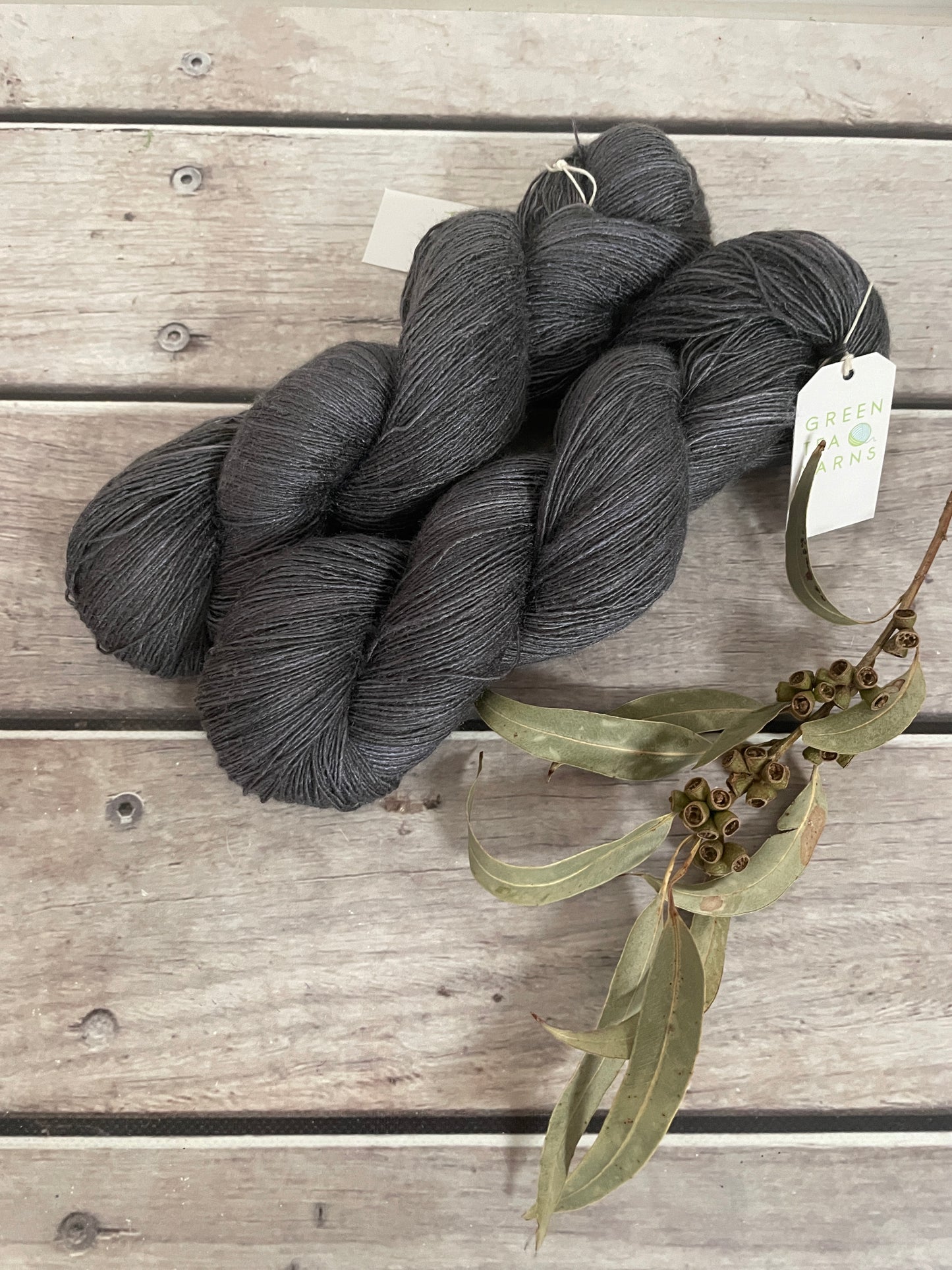 Twilight Gray - lace weight Tussah silk - Ujicha
