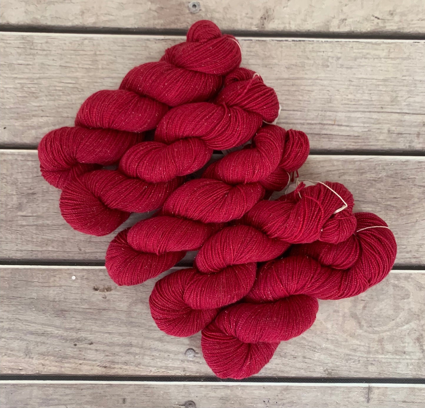 Bush Berries - sparkle sock yarn in merino and nylon Yin Hou OB