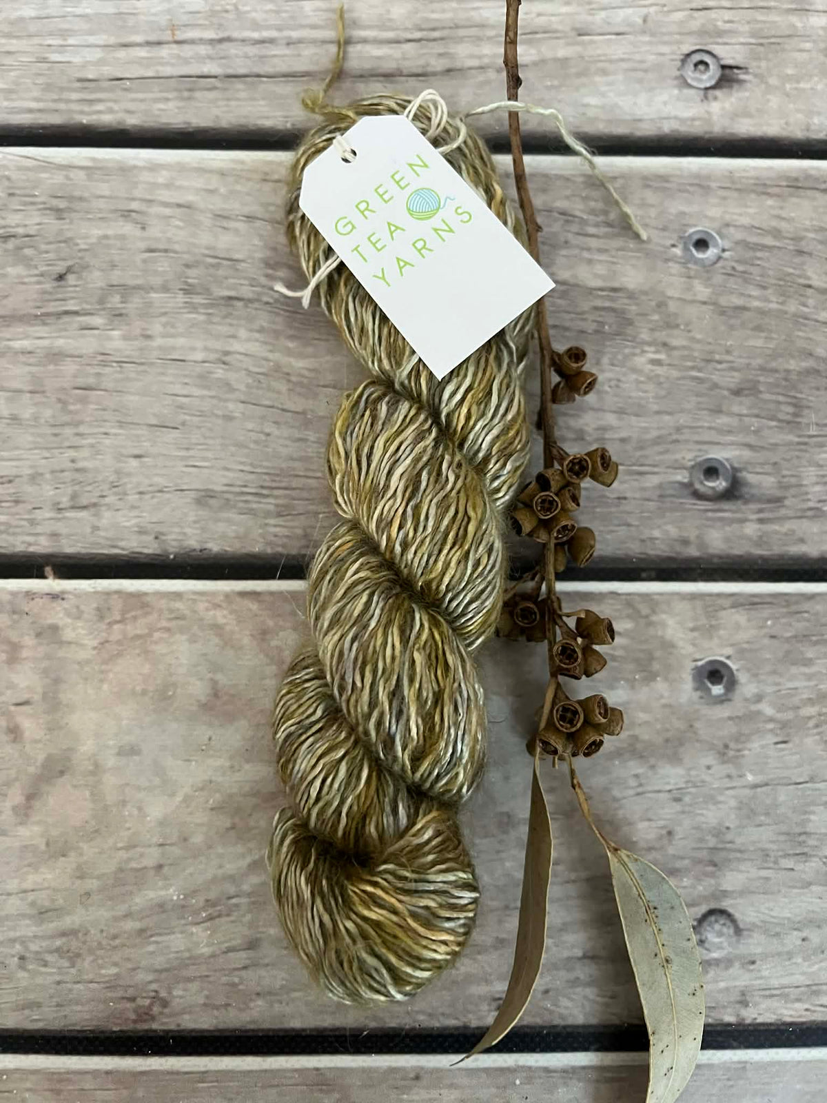 Old Gold - 50g - 5 ply silk/mohair and nylon - Rooibos