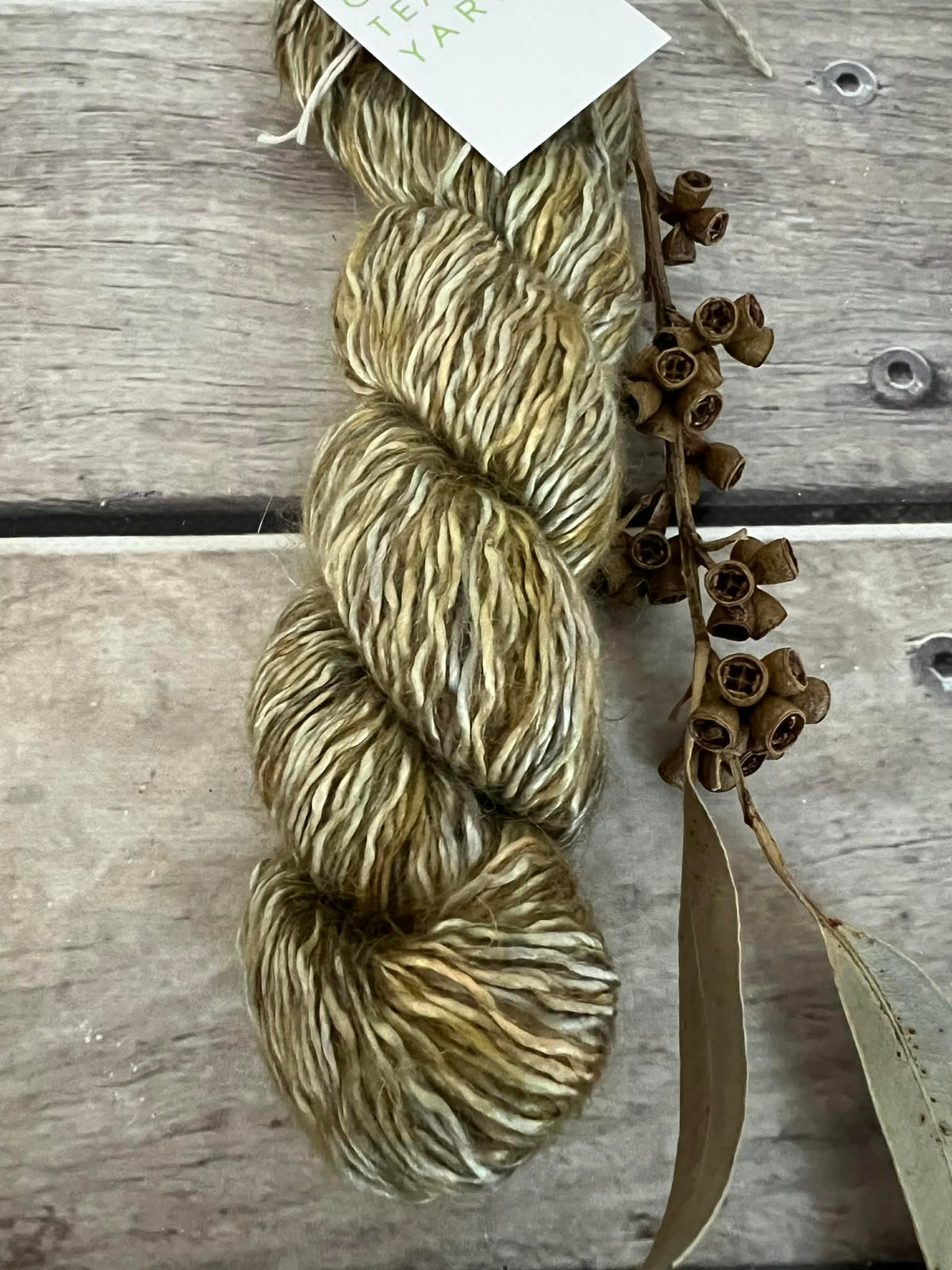 Old Gold - 50g - 5 ply silk/mohair and nylon - Rooibos