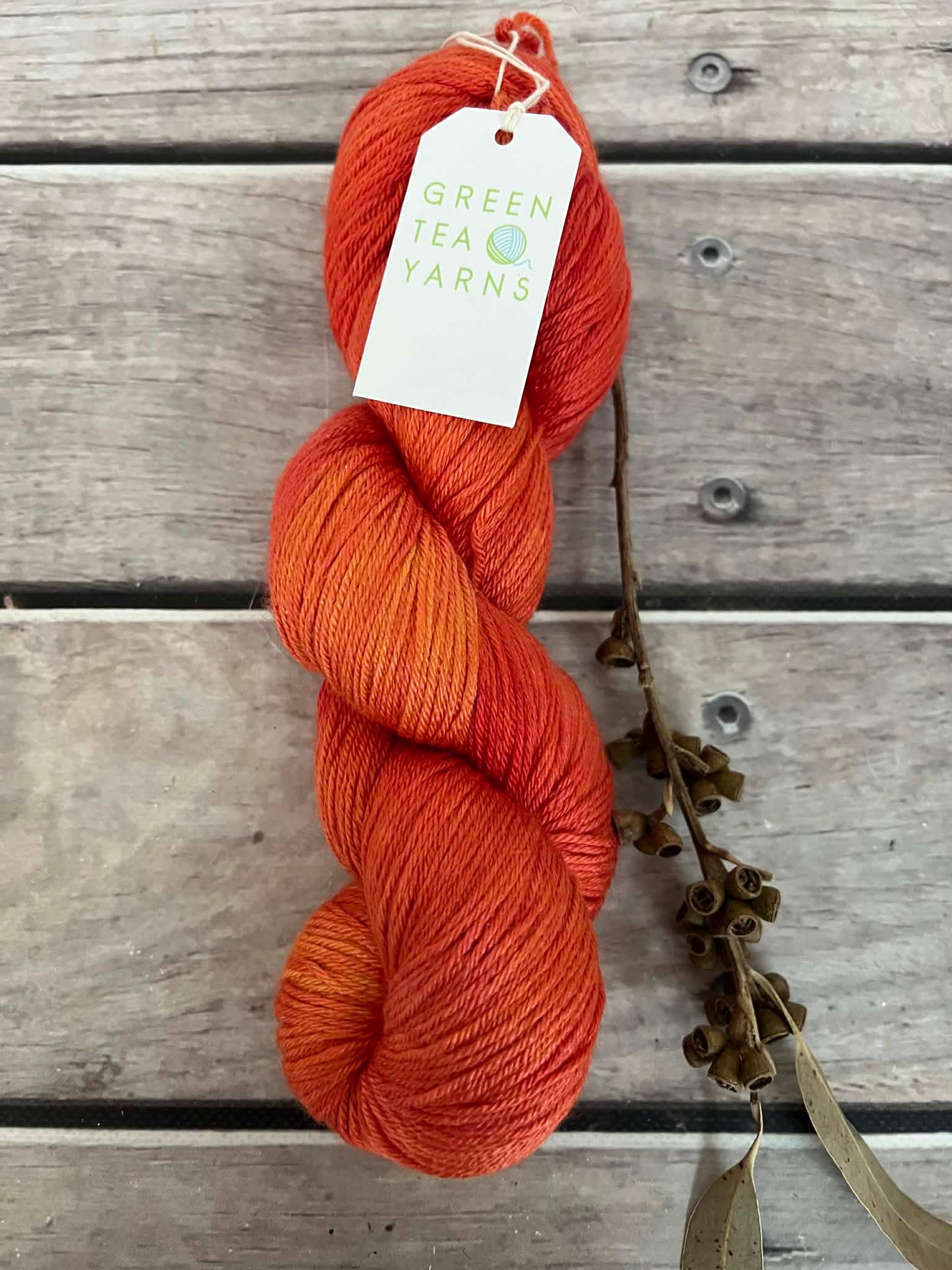 Orange Peel ooak - 4ply/f - silk/merino yarn - Jasmine 4