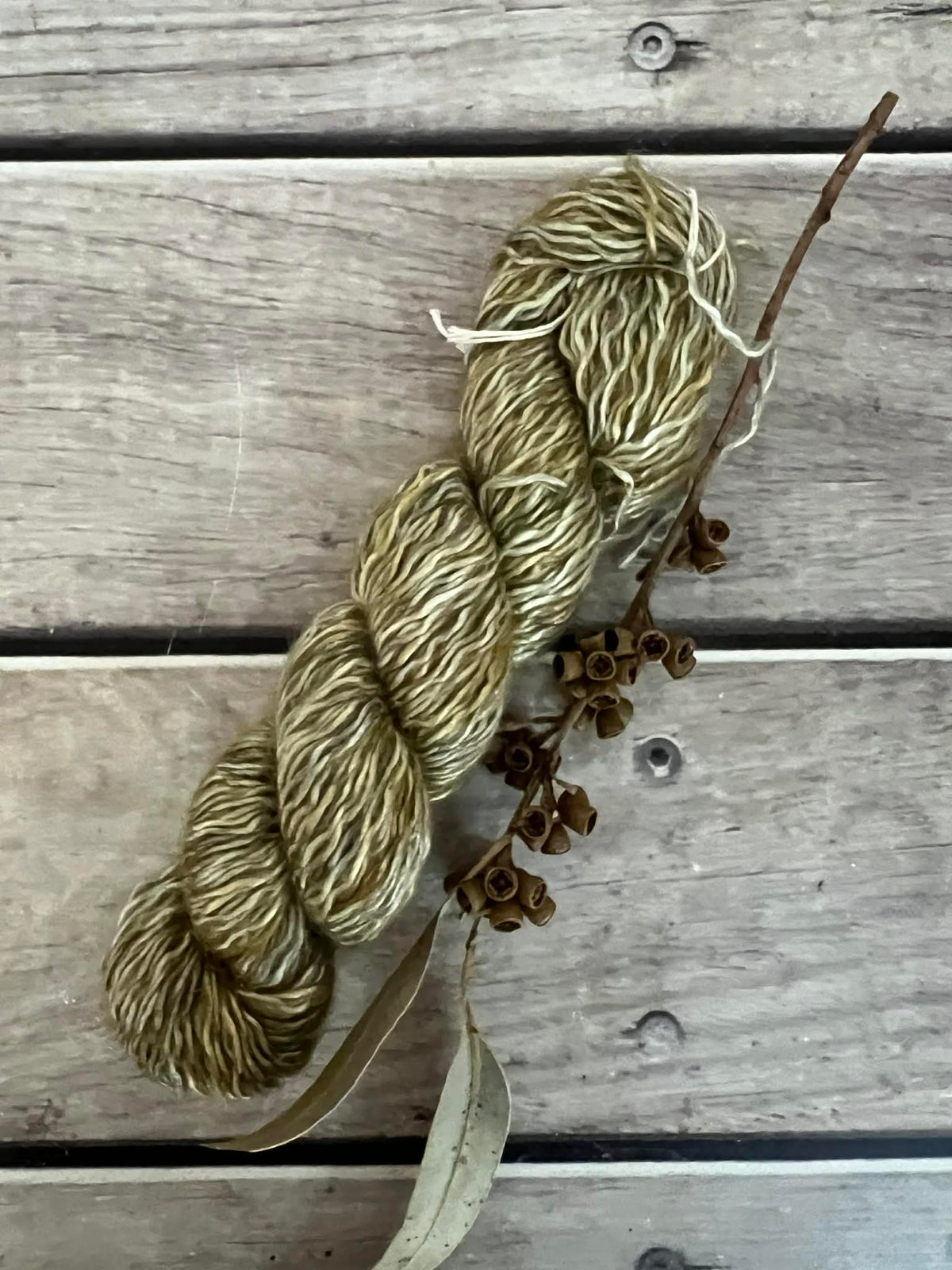 Old Gold - 50g - 5 ply silk/mohair and nylon - Rooibos
