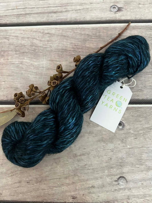 Deep Seas - 5 ply silk/mohair and nylon - Rooibos 50g