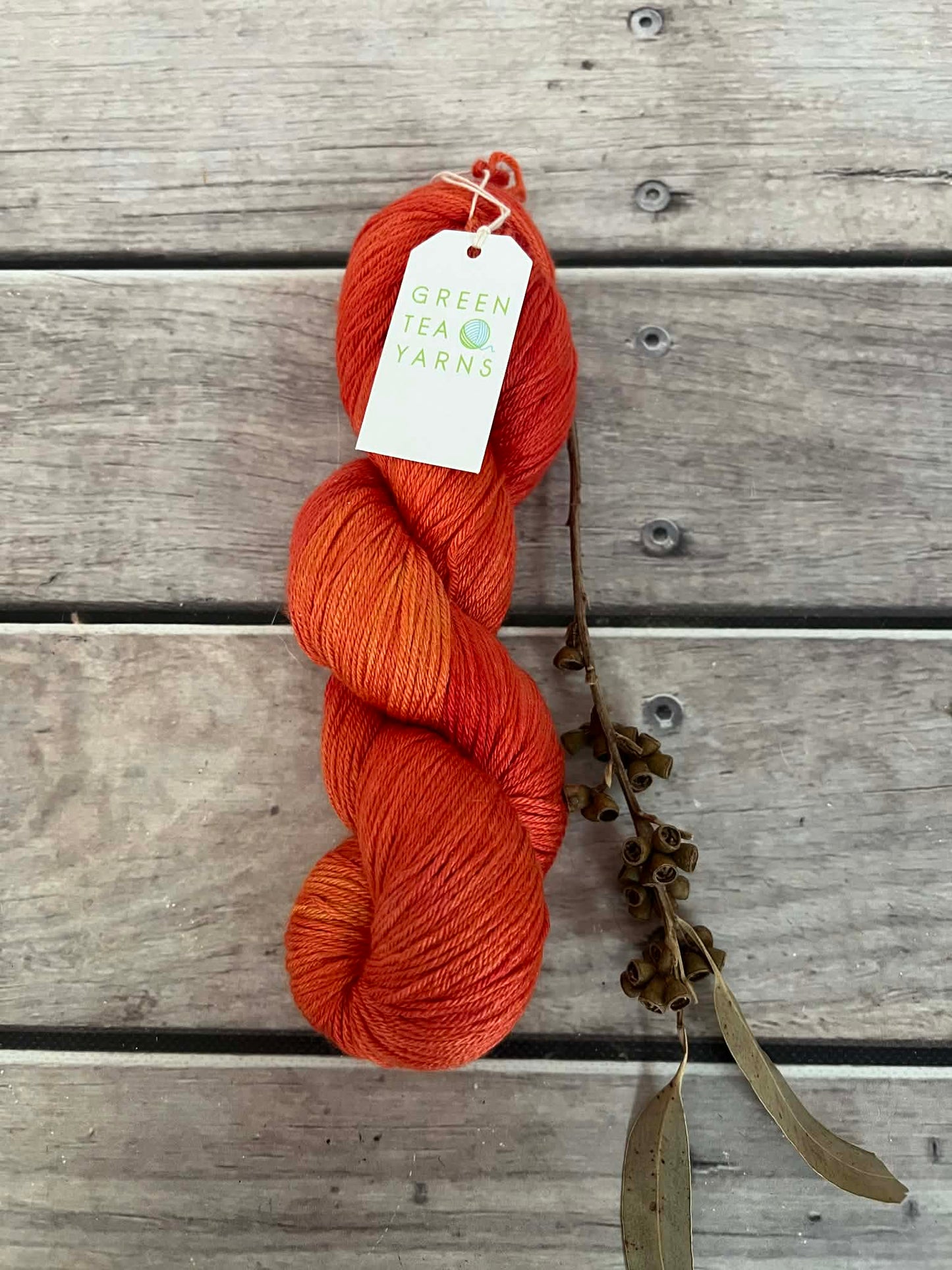 Orange Peel ooak - 4ply/f - silk/merino yarn - Jasmine 4