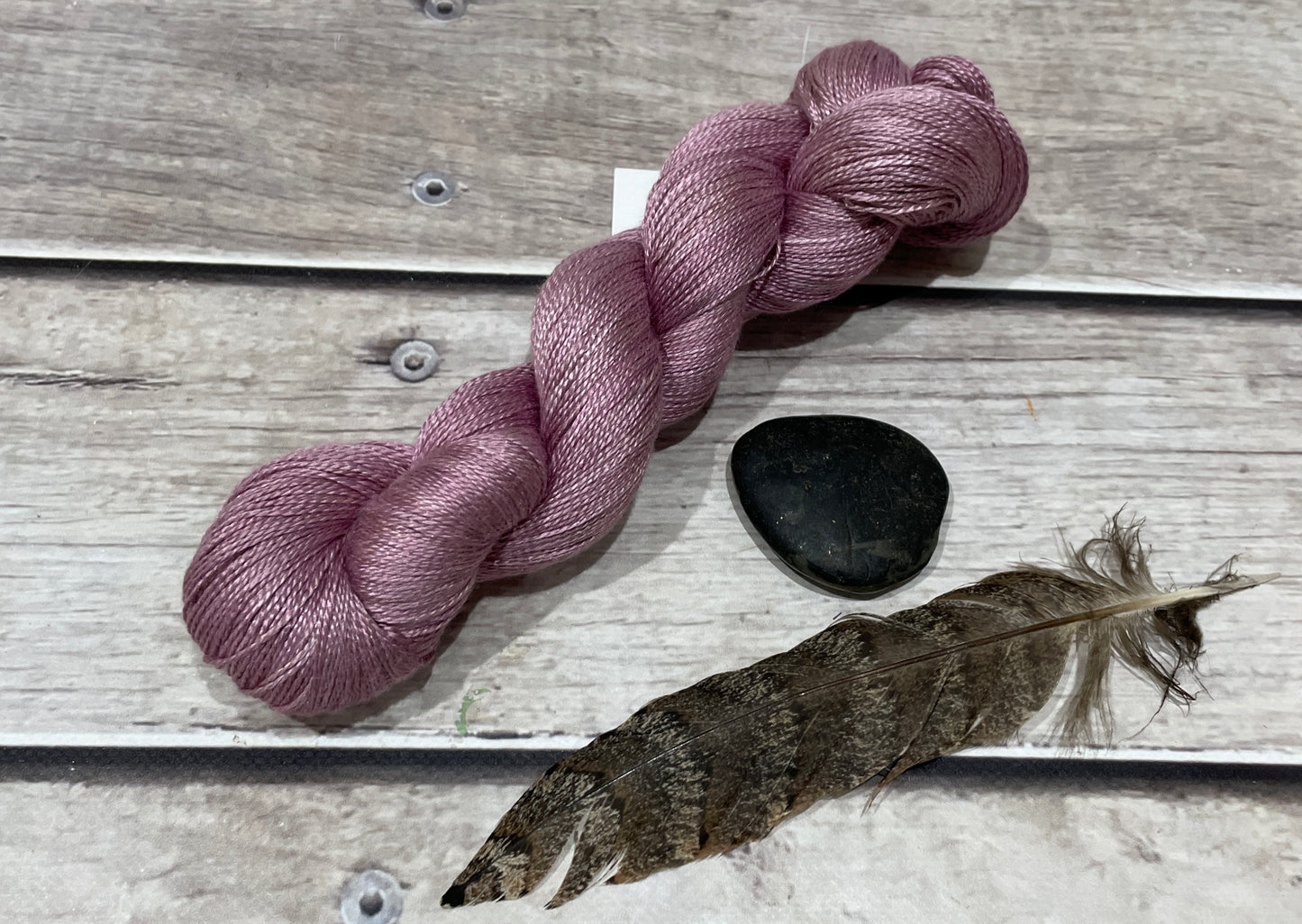 Tea Rose - 3 ply in Mulberry silk - Ginseng (hl)