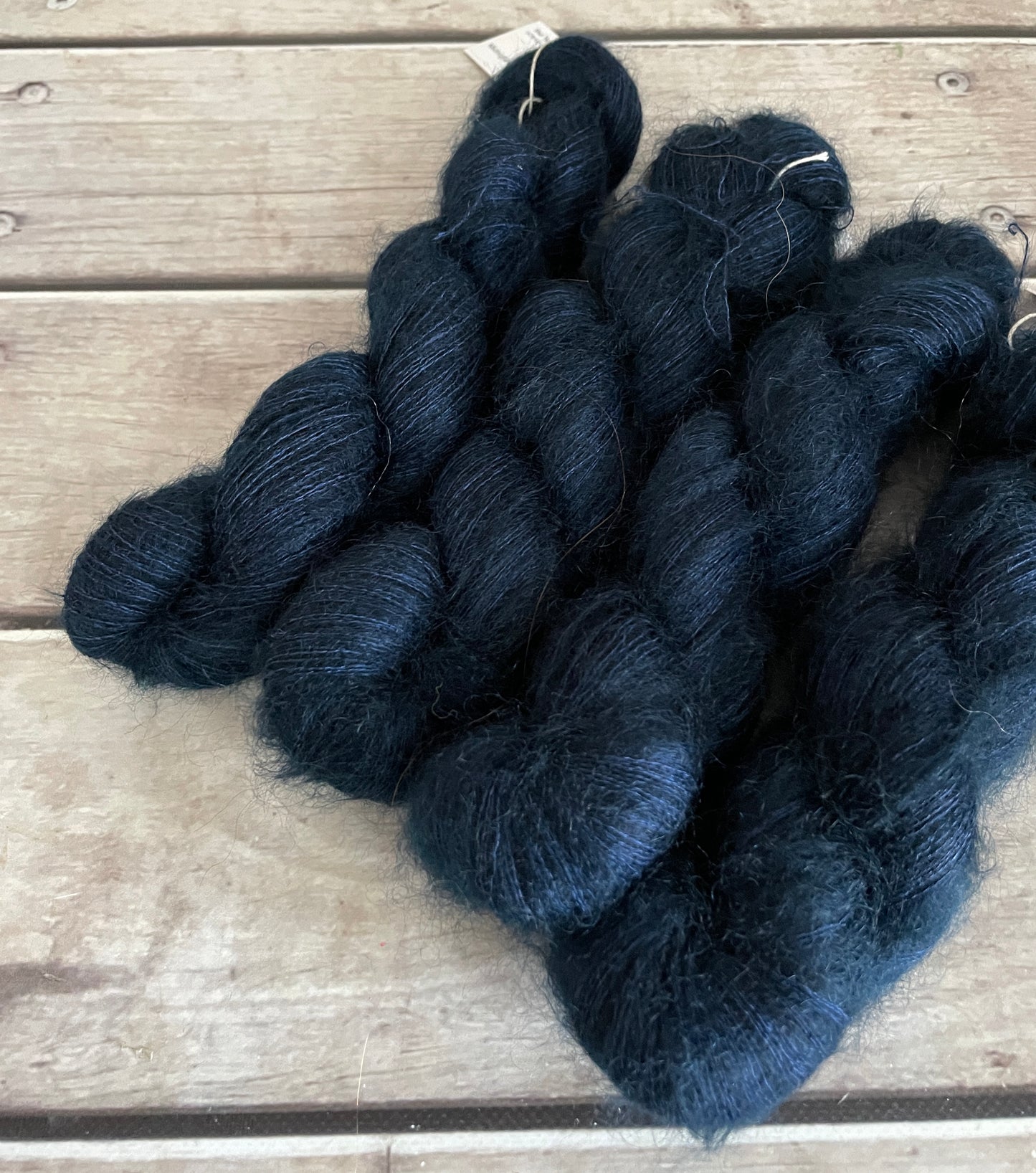 Midnight in Paradise on ShuiYun - 2 ply lace in Mohair and silk