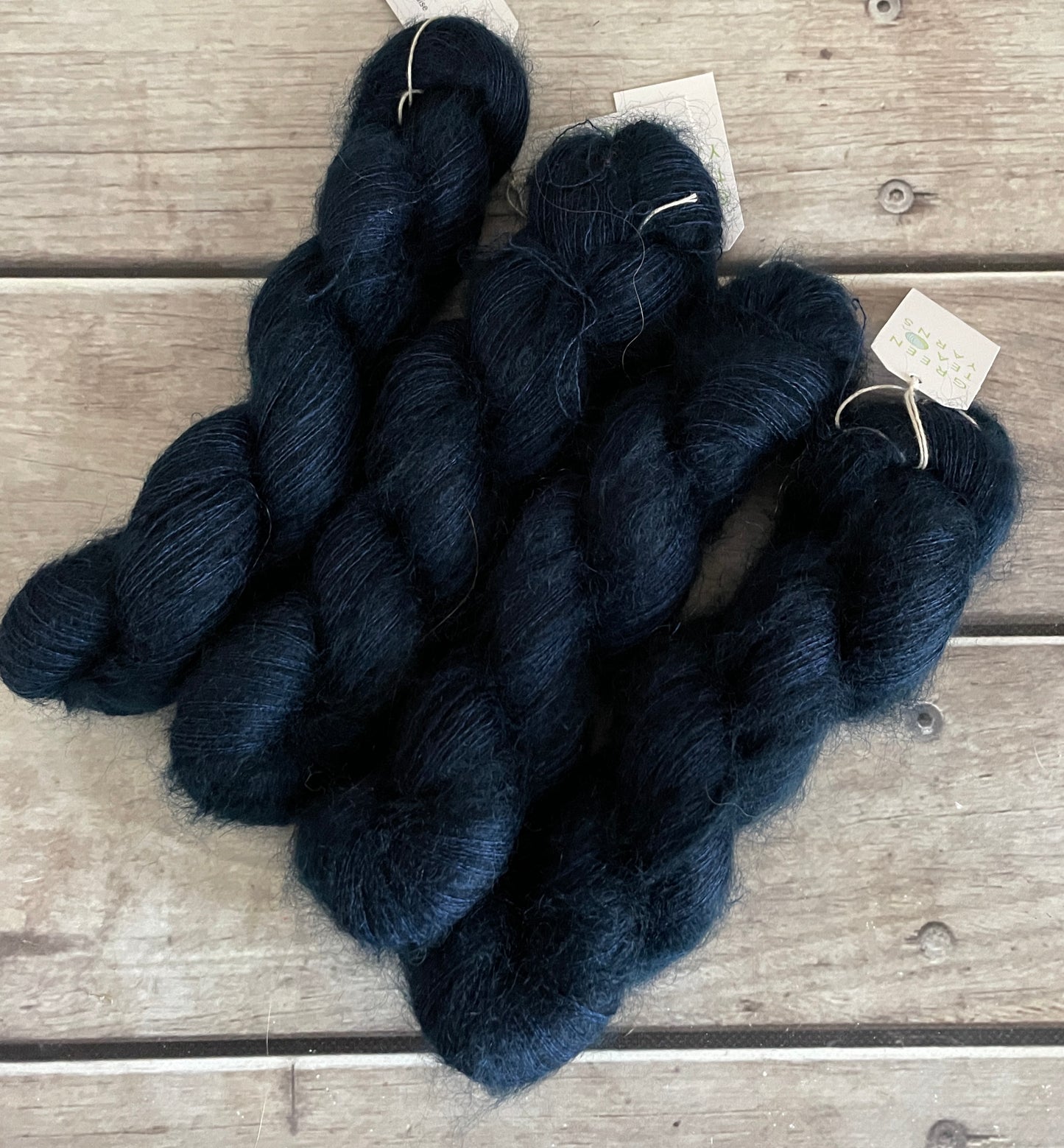 Midnight in Paradise on ShuiYun - 2 ply lace in Mohair and silk