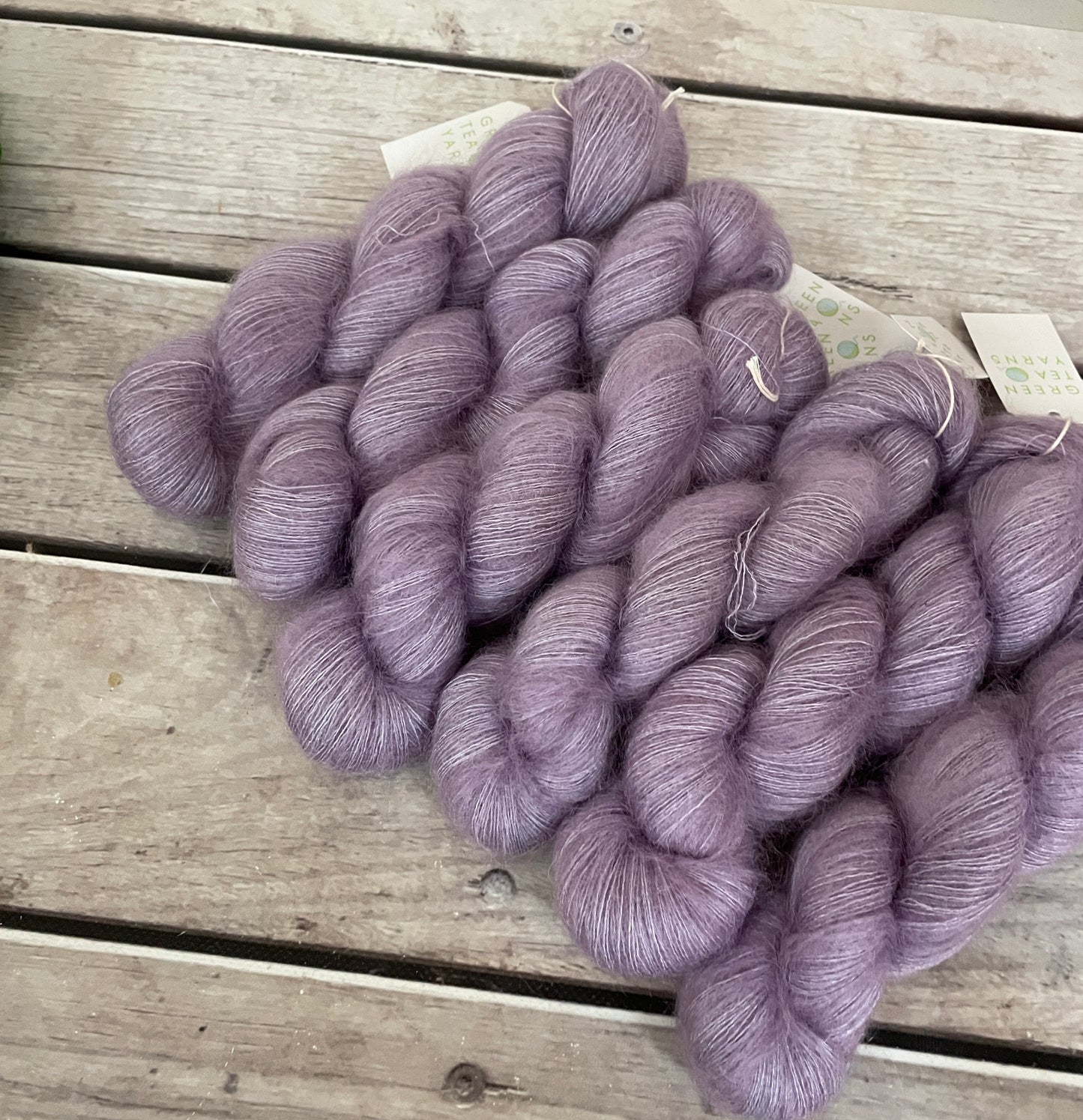 Lilac - on Silk and Mohair - lace weight, 2 ply