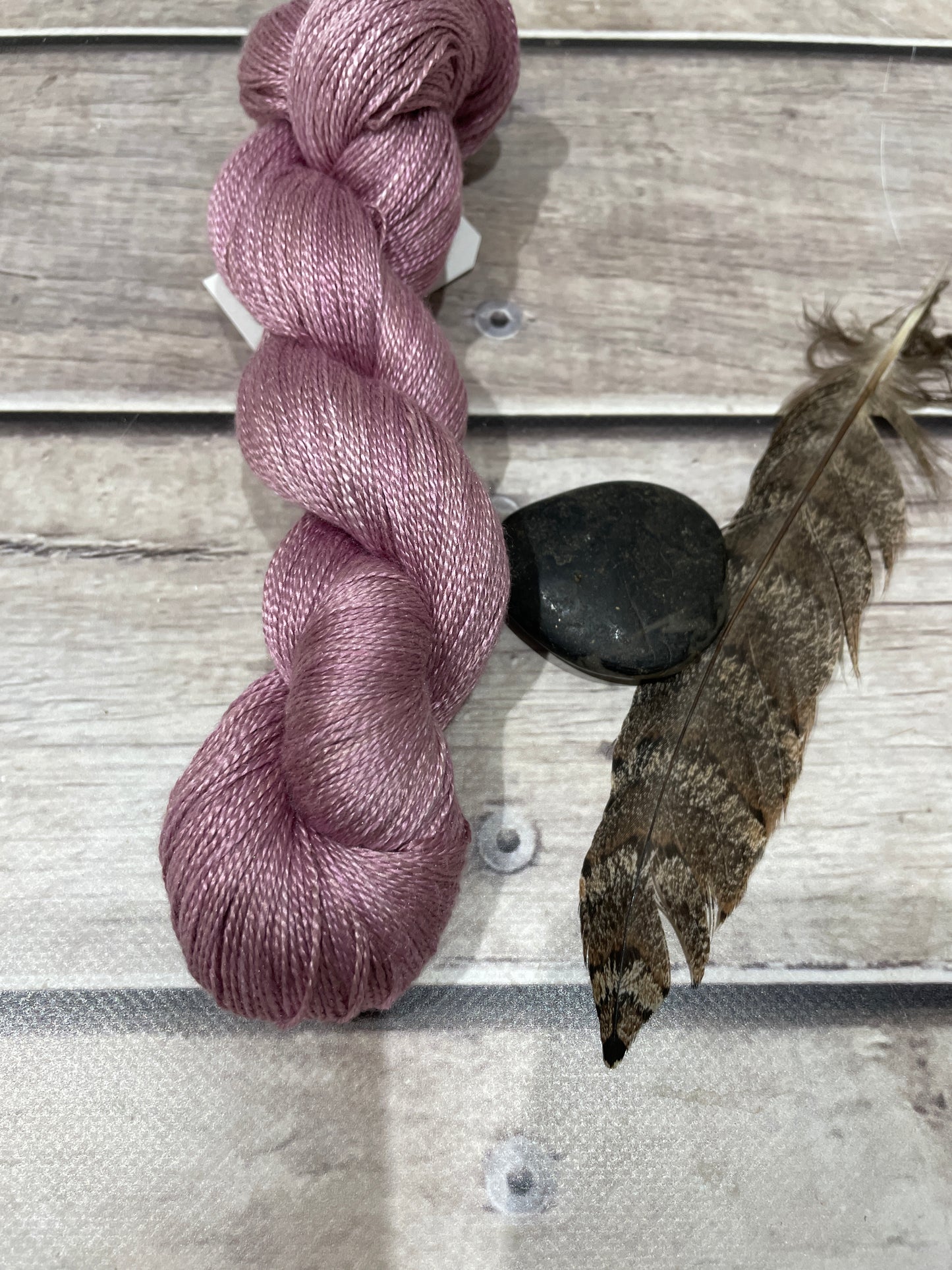 Tea Rose - 3 ply in Mulberry silk - Ginseng (hl)