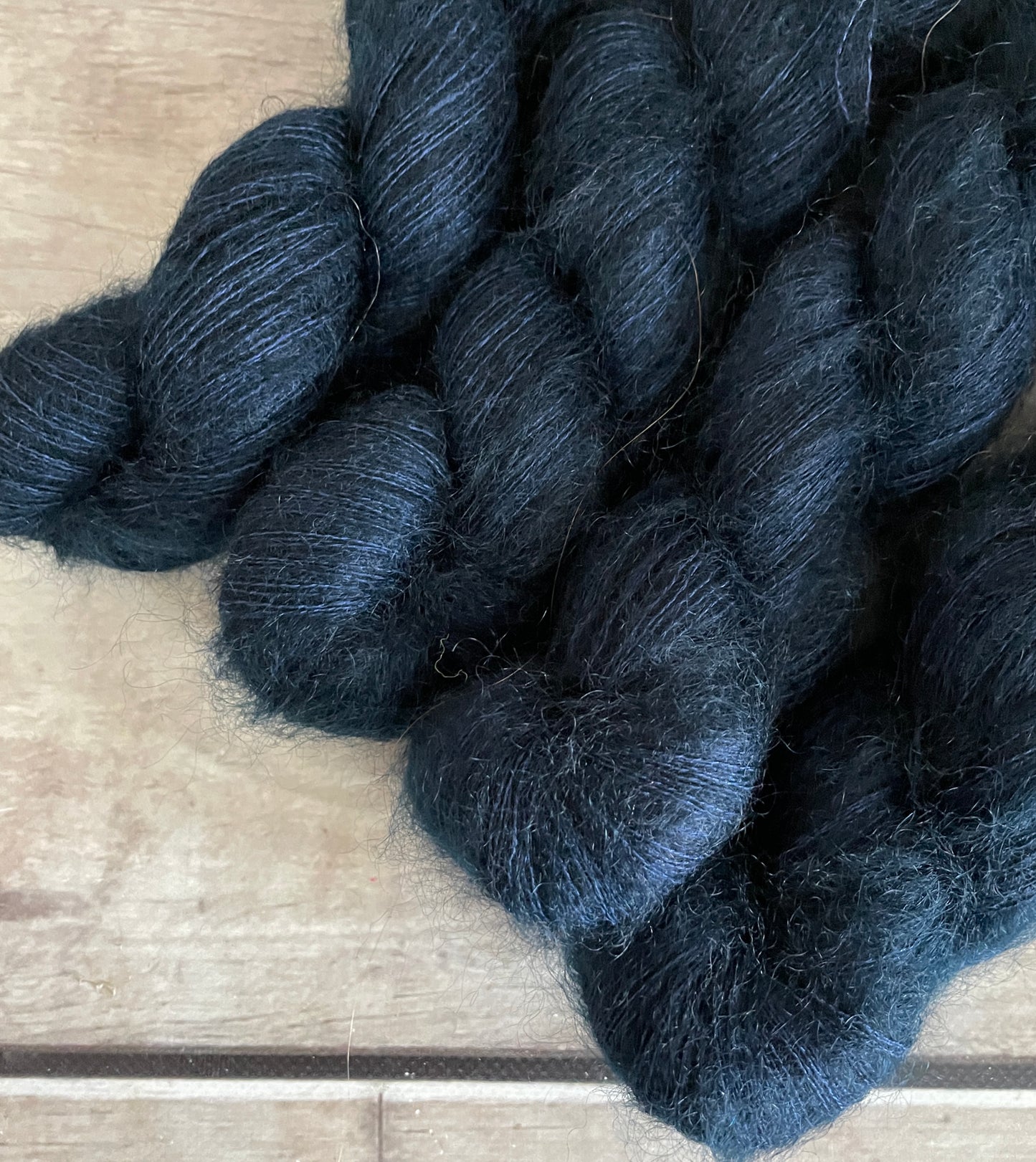 Midnight in Paradise on ShuiYun - 2 ply lace in Mohair and silk