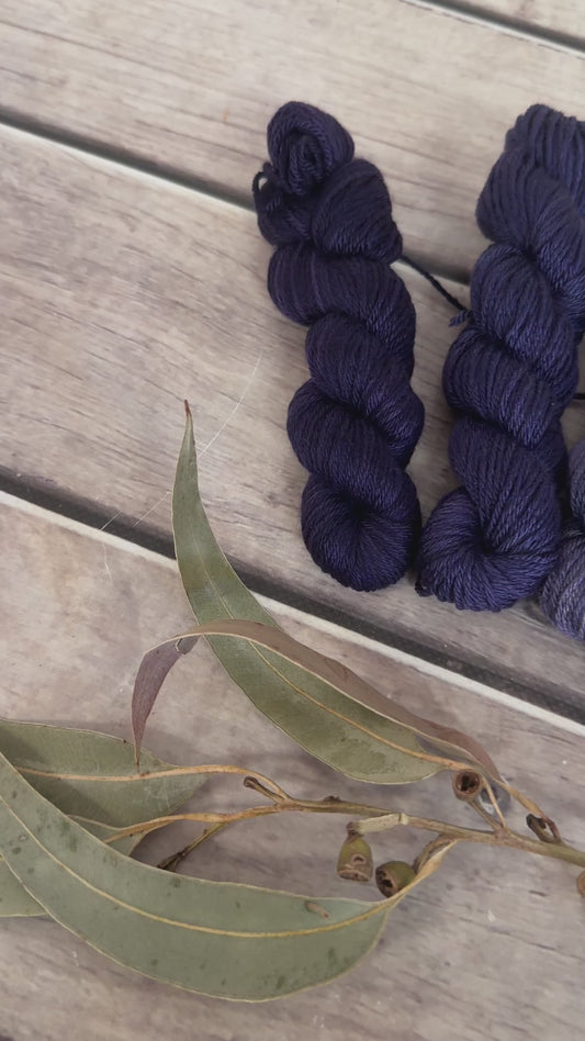 Knit for the Girls 2026 - Purple Fade - 6 x mini 20g skeins - Jasmine 4 ply