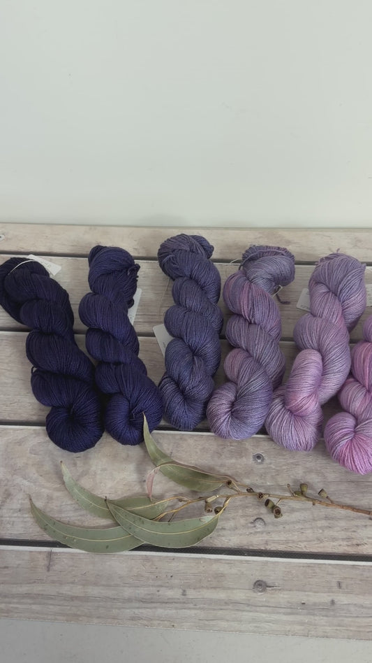 Knit for the Girls 2026 fade - 6 x full skeins - Jasmine 4 ply