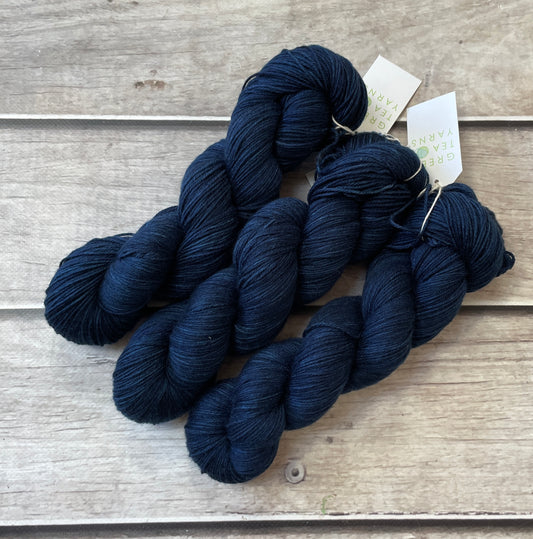 True Blue - sock yarn in merino and nylon - Darjeeling