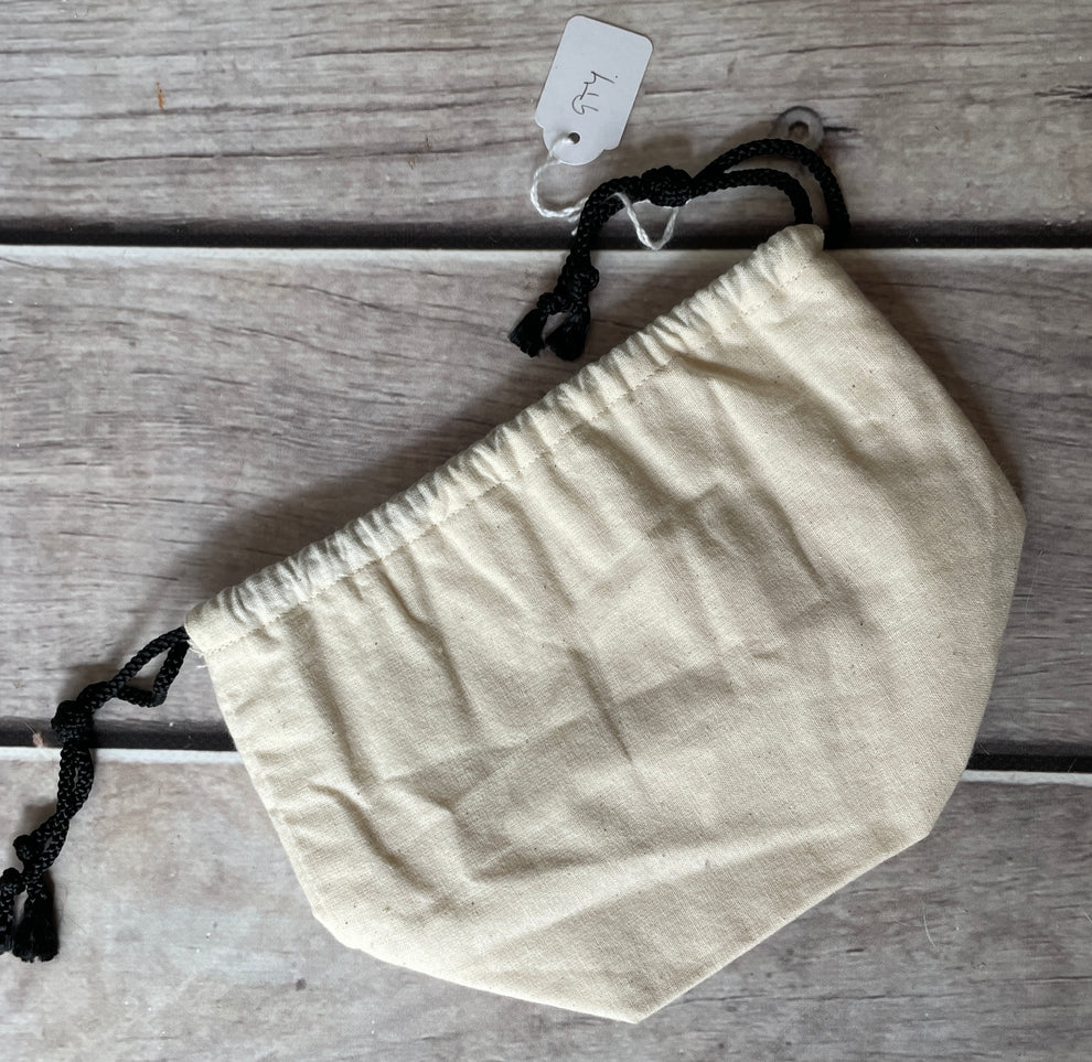 Calico Pouch Project Bag – Green Tea Yarns