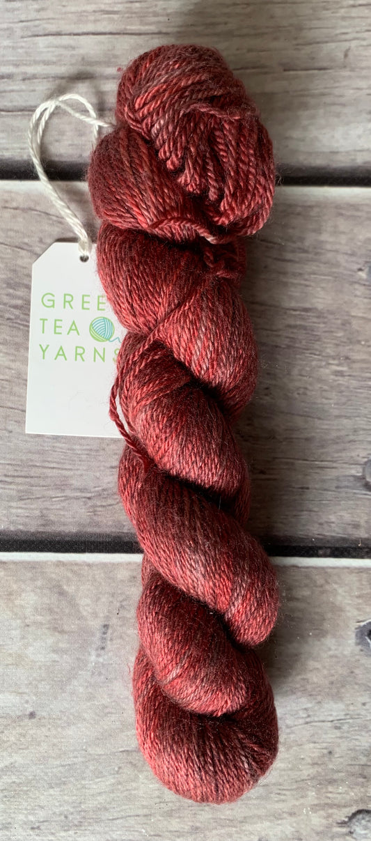 Ming Red 50g - 4 Ply Silk & Merino - White Cloud