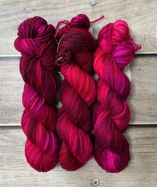 Wild Orchid Deconstructed  - sock yarn in merino and nylon - Darjeeling