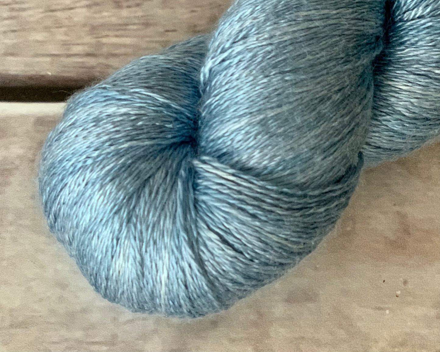 Moon Blue - 2 ply in Mulberry silk - Pekoe (l)