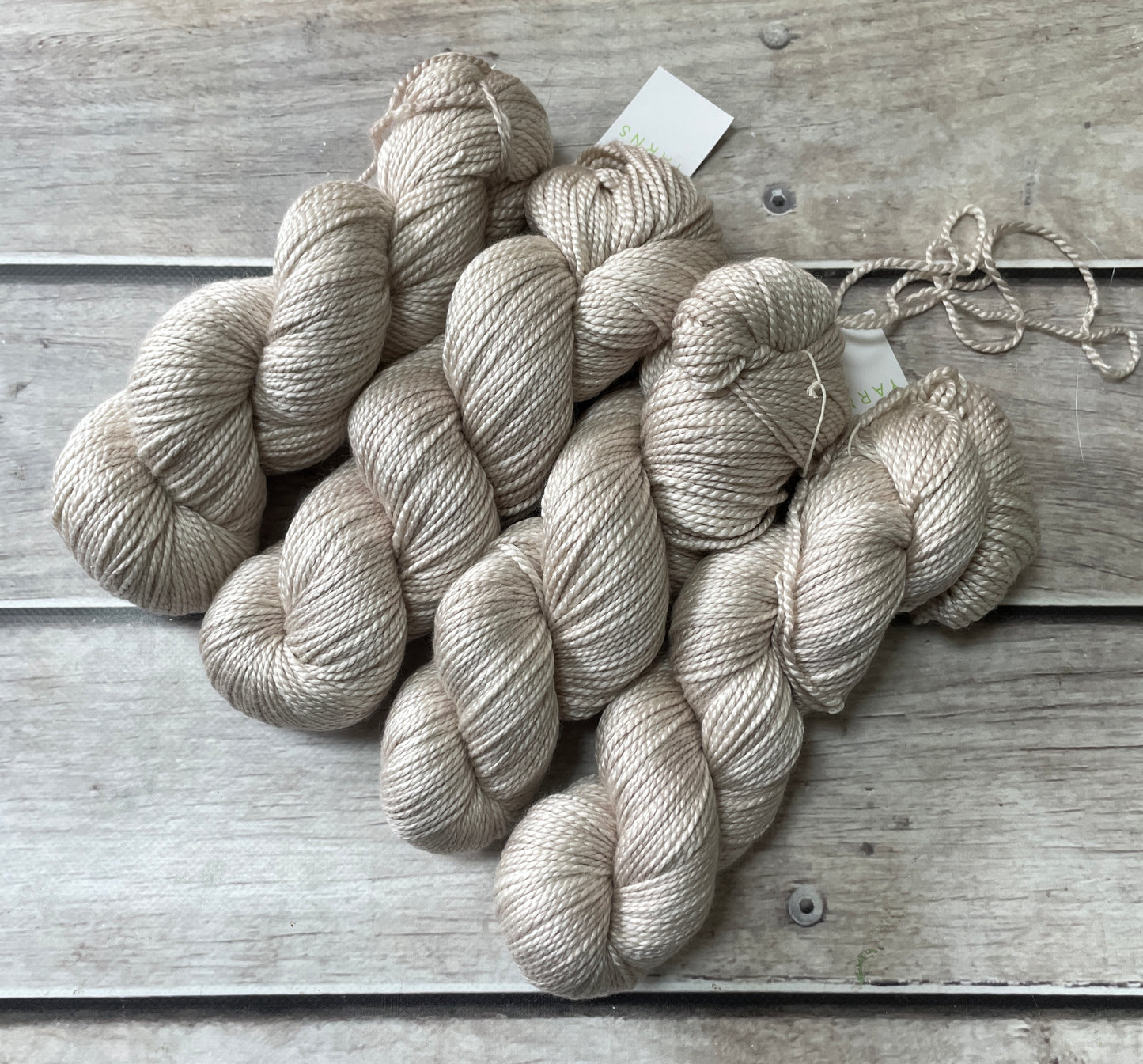 Wild Oats - 8 ply silk and merino - White Cloud DK