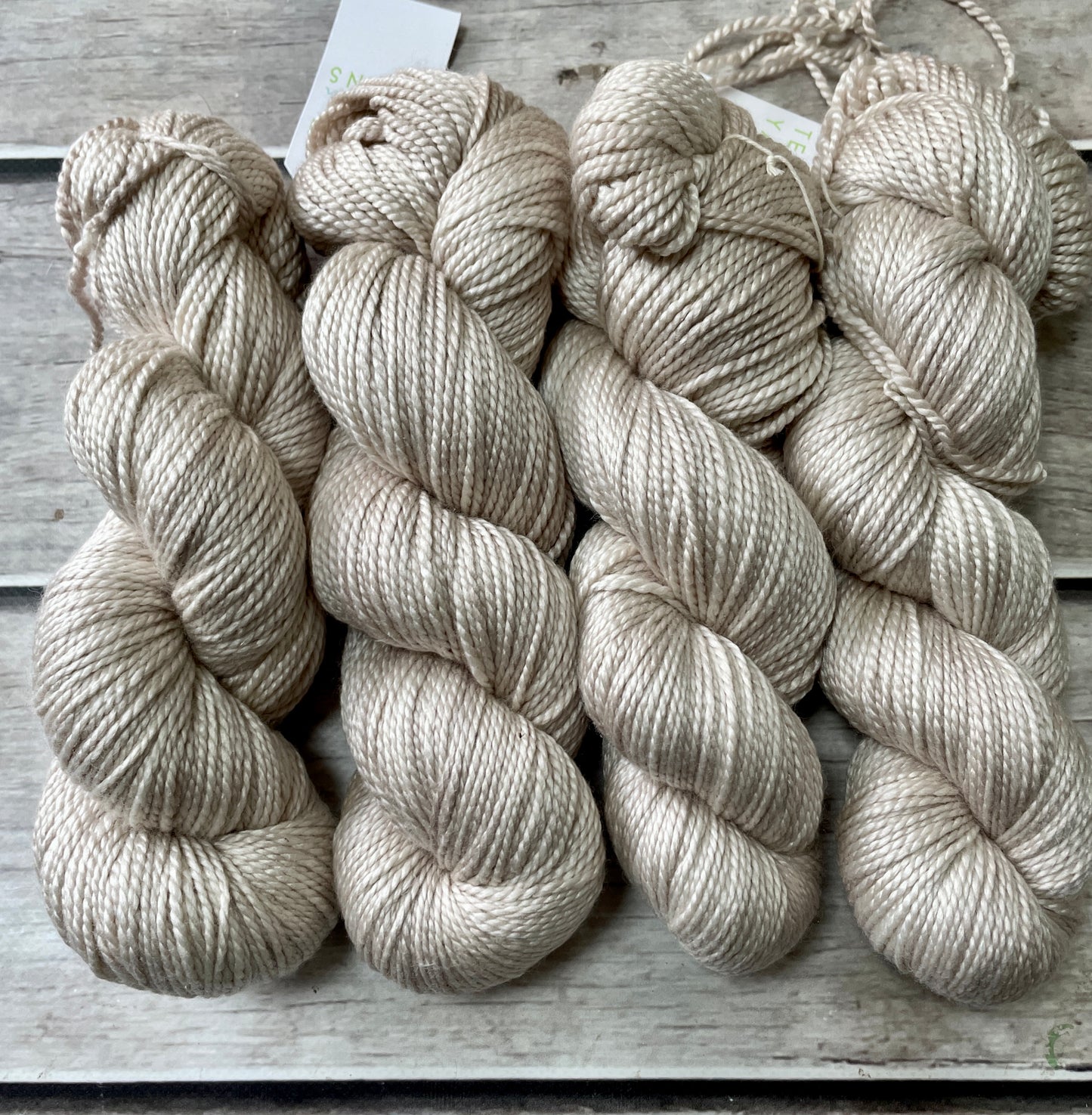 Wild Oats - 8 ply silk and merino - White Cloud DK