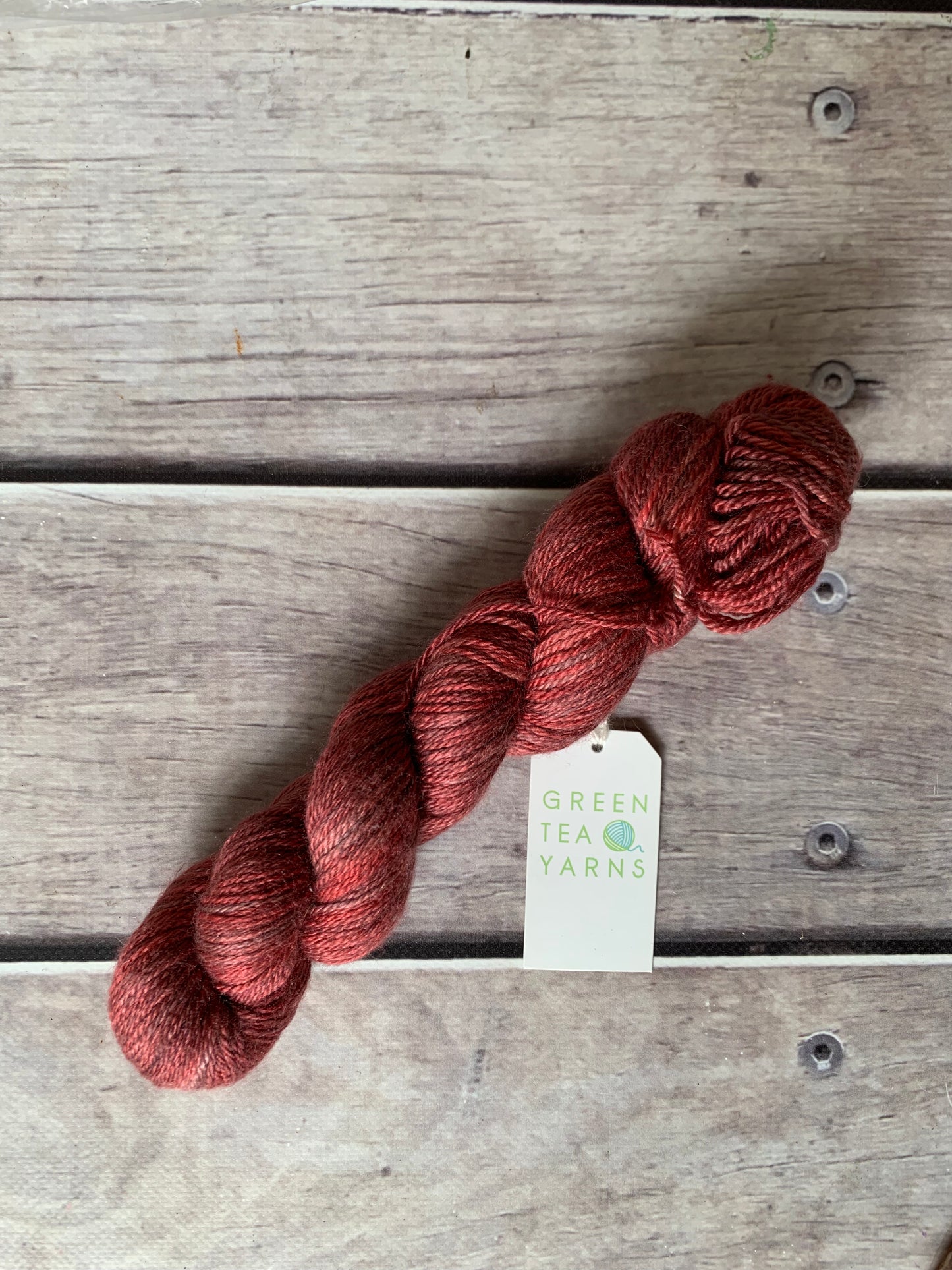 Ming Red 50g - 4 Ply Silk & Merino - White Cloud
