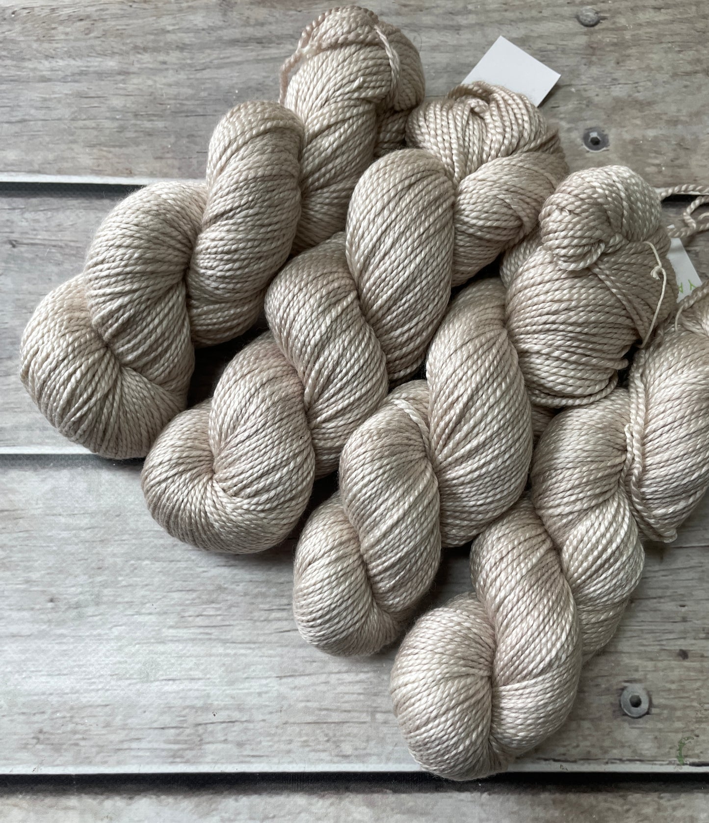 Wild Oats - 8 ply silk and merino - White Cloud DK