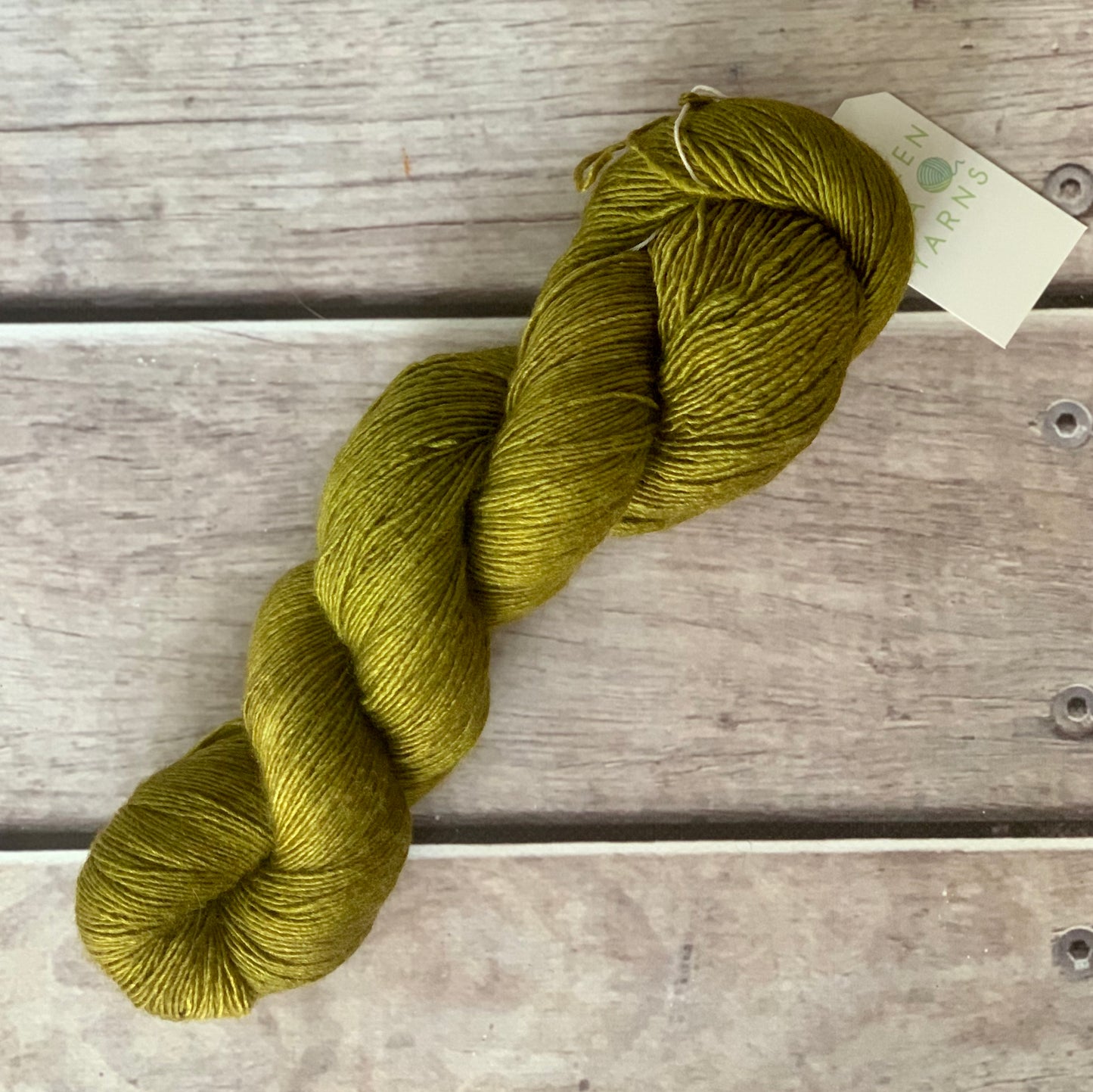 Someone's Sweater on Merino and Silk 4 ply single - Osmanthus