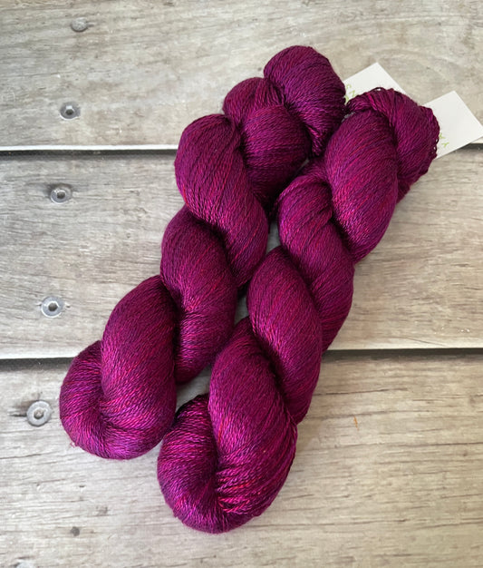 Wild Orchid - 3 ply in Mulberry silk - Pekoe hl