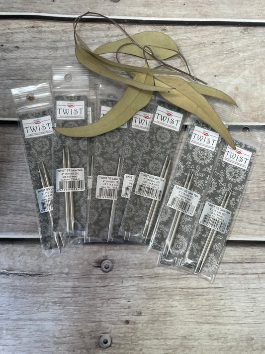 ChiaoGoo TWIST Red Lace Interchangeable Needle Tips  - 4" - small