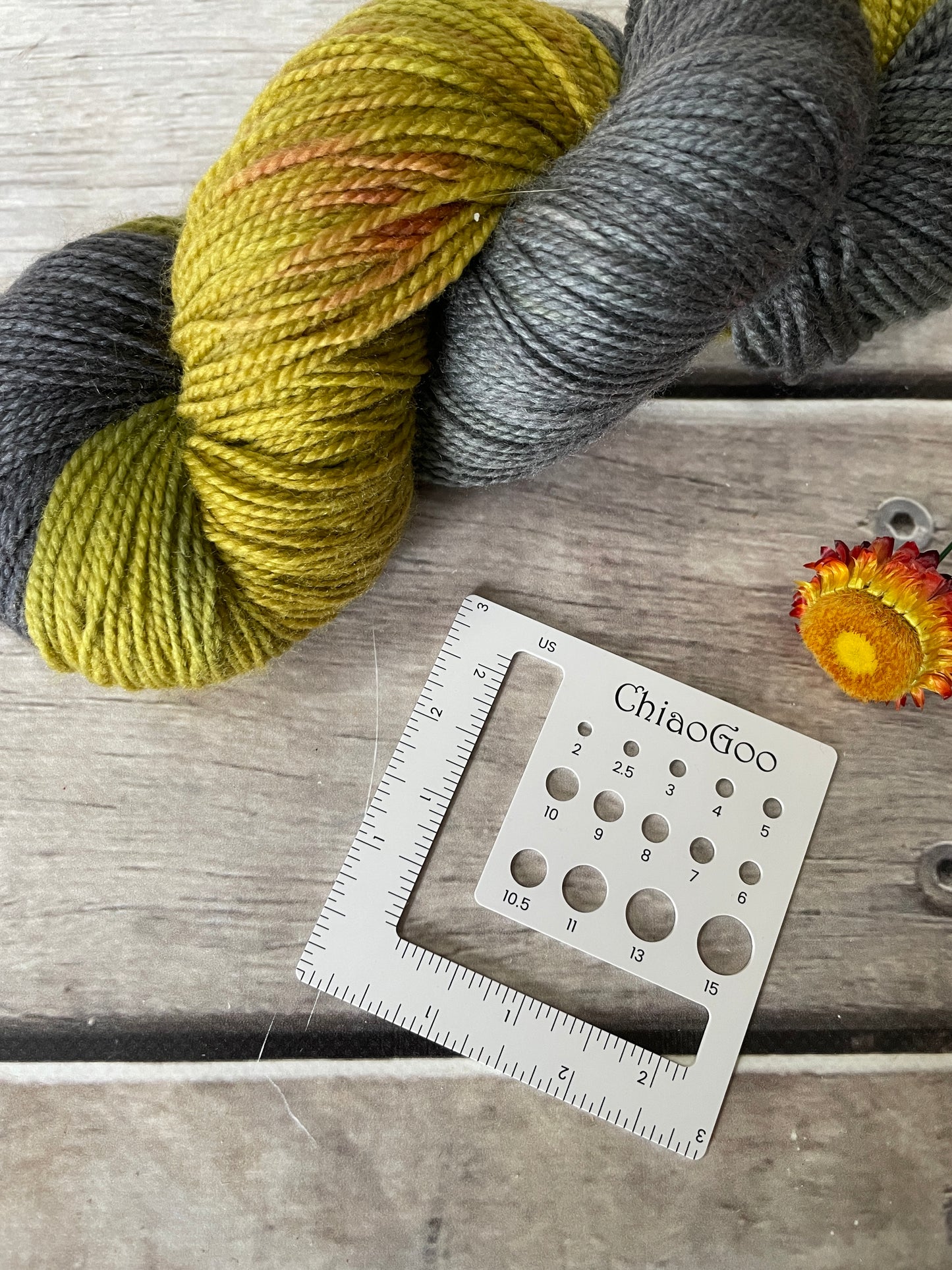 Chiaogoo Swatch/Needle Gauge - small size